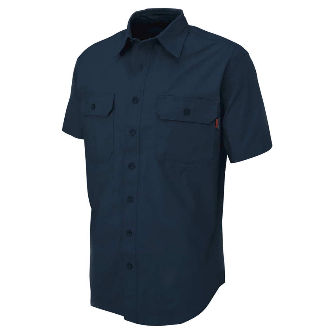 Grey Button Up Shirts - Tough Duck - Stretch Ripstop