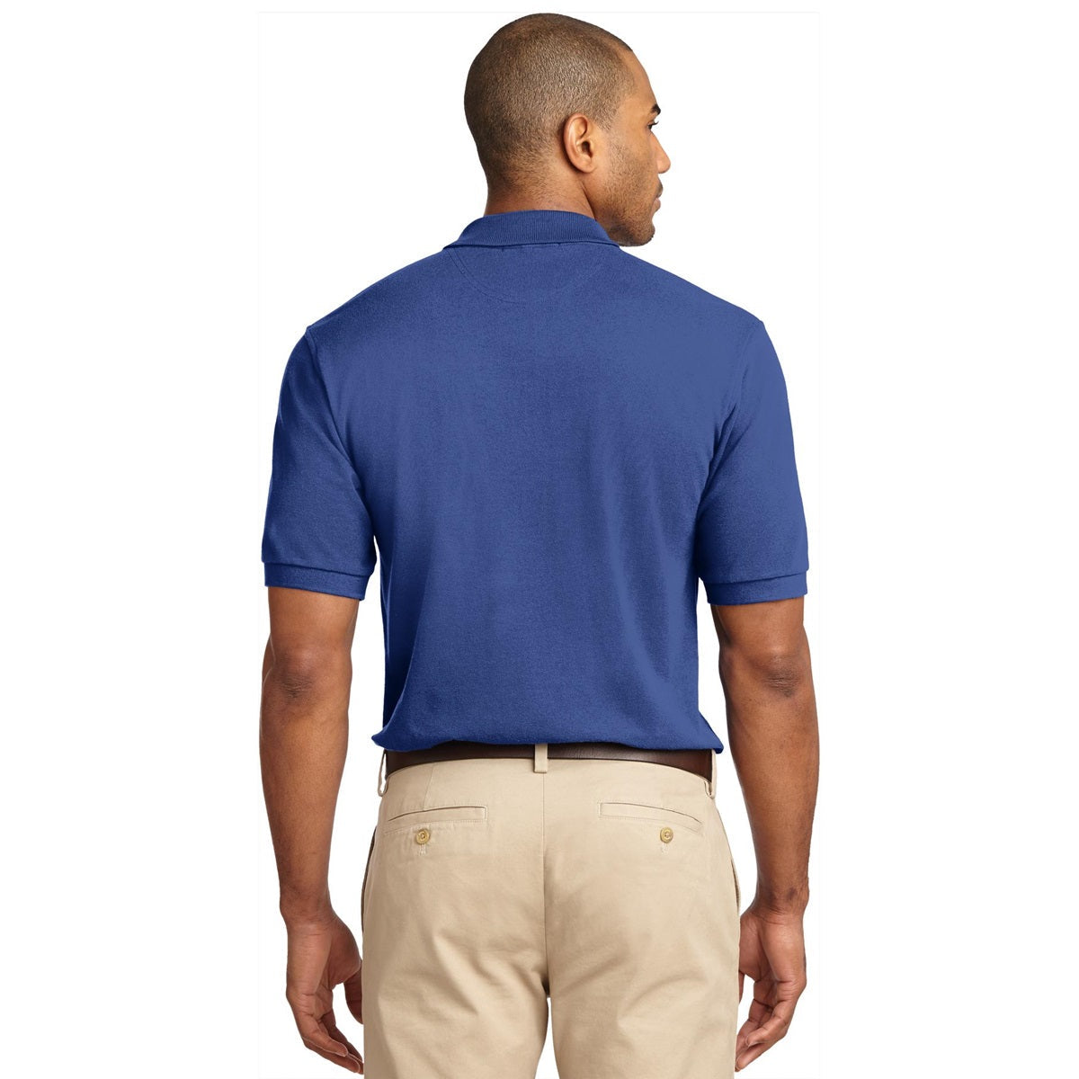 Black Polo Shirt - Port Authority - Soft Knit Fabric