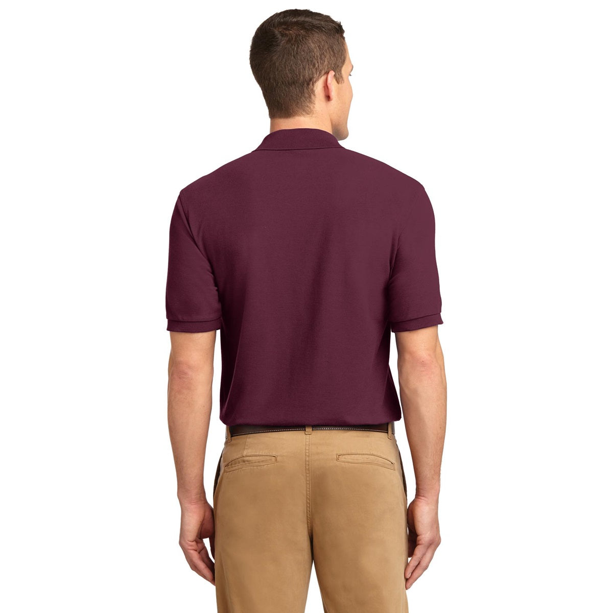 Black Polo Shirt - Port Authority - Smooth Touch