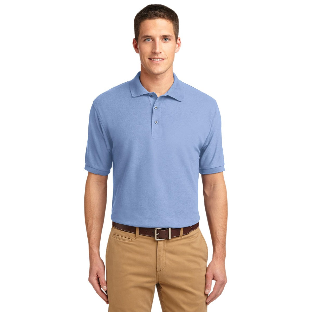 Black Polo Shirt - Port Authority - Smooth Touch