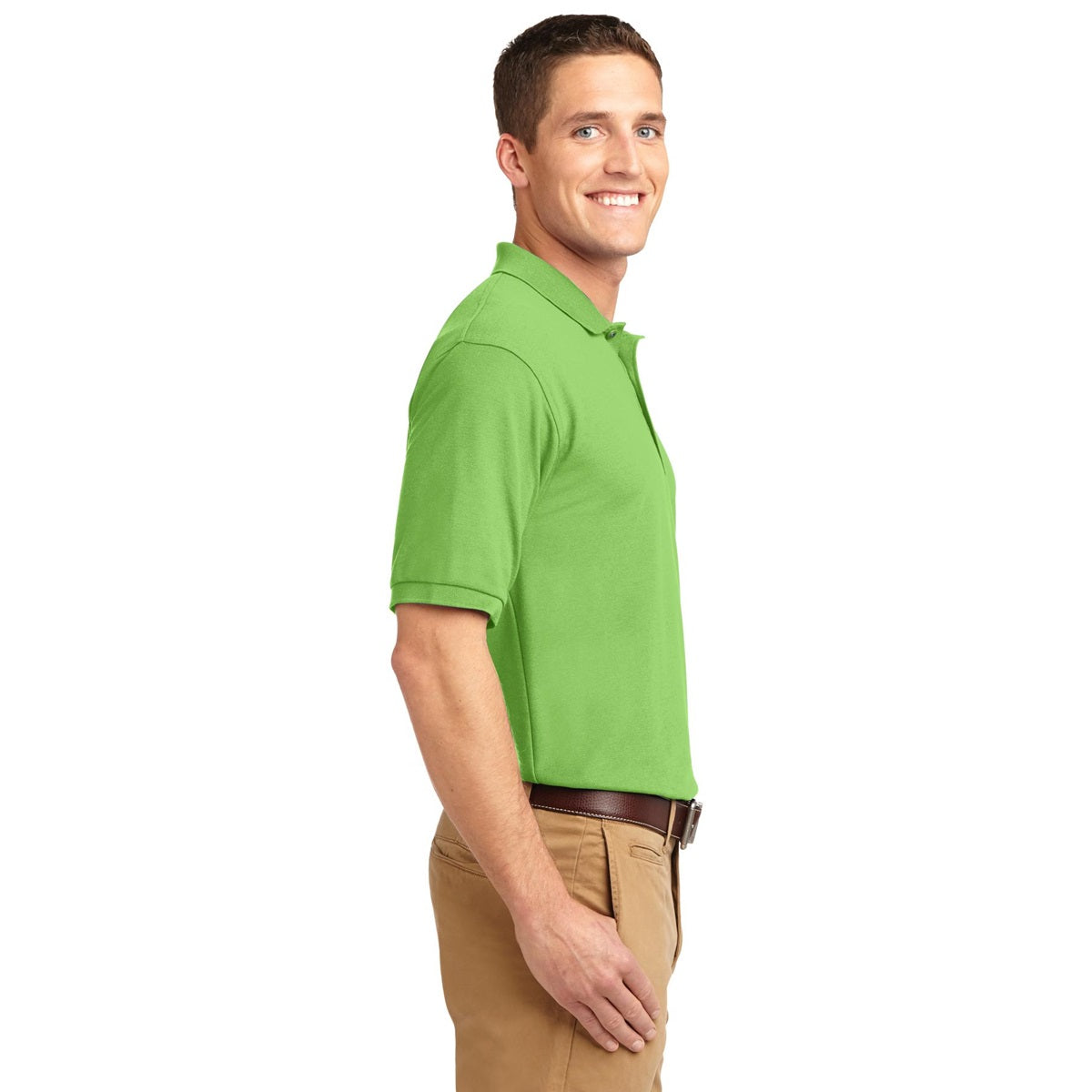Black Polo Shirt - Port Authority - Smooth Touch