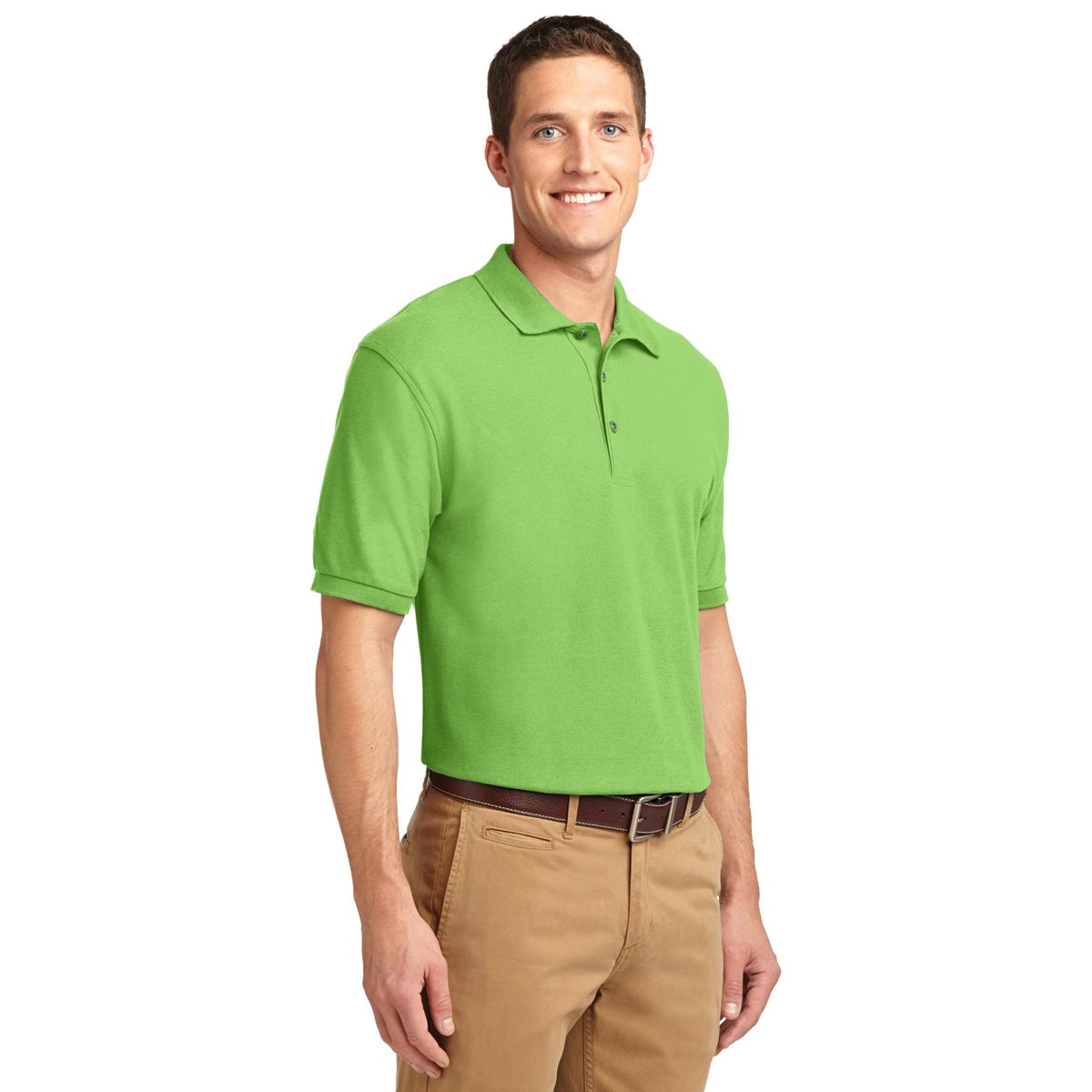 Black Polo Shirt - Port Authority - Smooth Touch