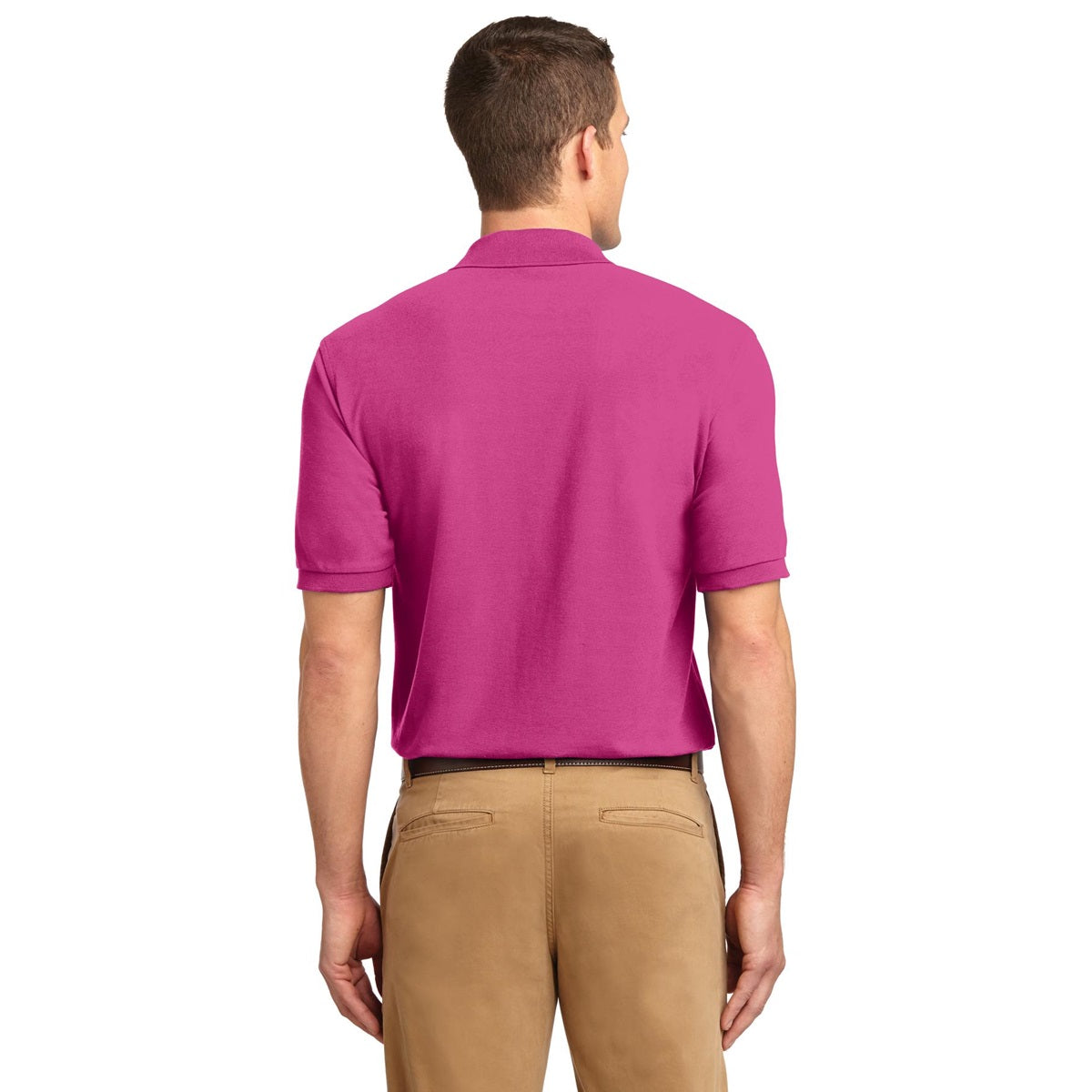 Black Polo Shirt - Port Authority - Smooth Touch