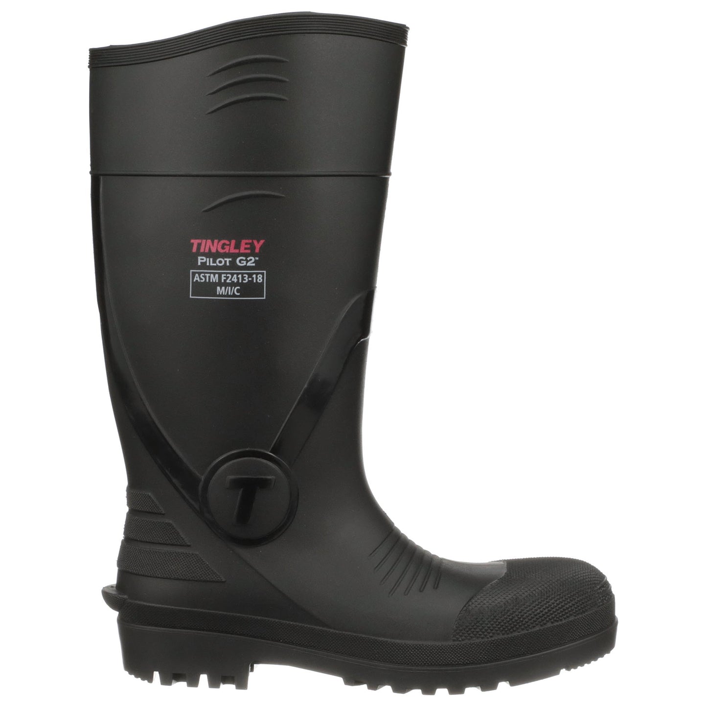 Black Work Boots - Tingley - Waterproof Design