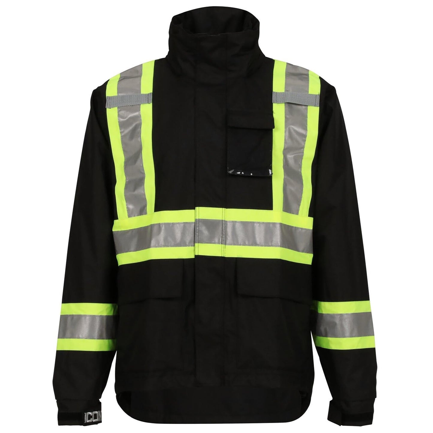 Black Safety Jacket - Tingley - Waterproof Design