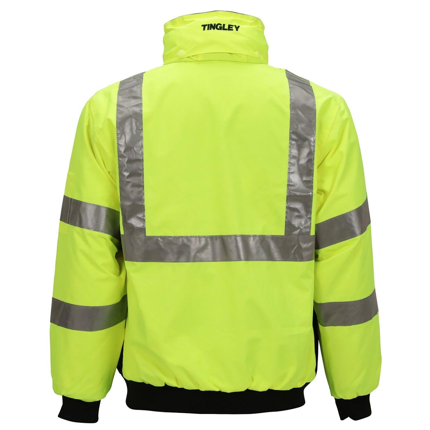 Yellow/Lime Safety Jacket - Tingley - Waterproof Design