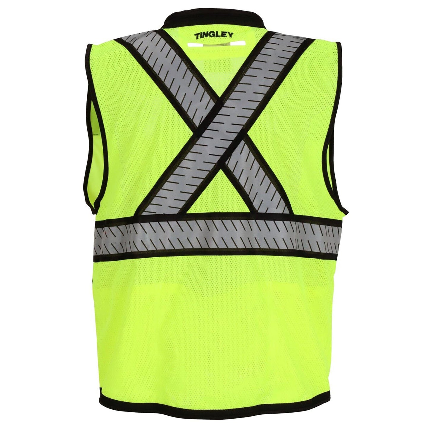 Yellow/Lime Safety Vest - Tingley - Breathable Comfort