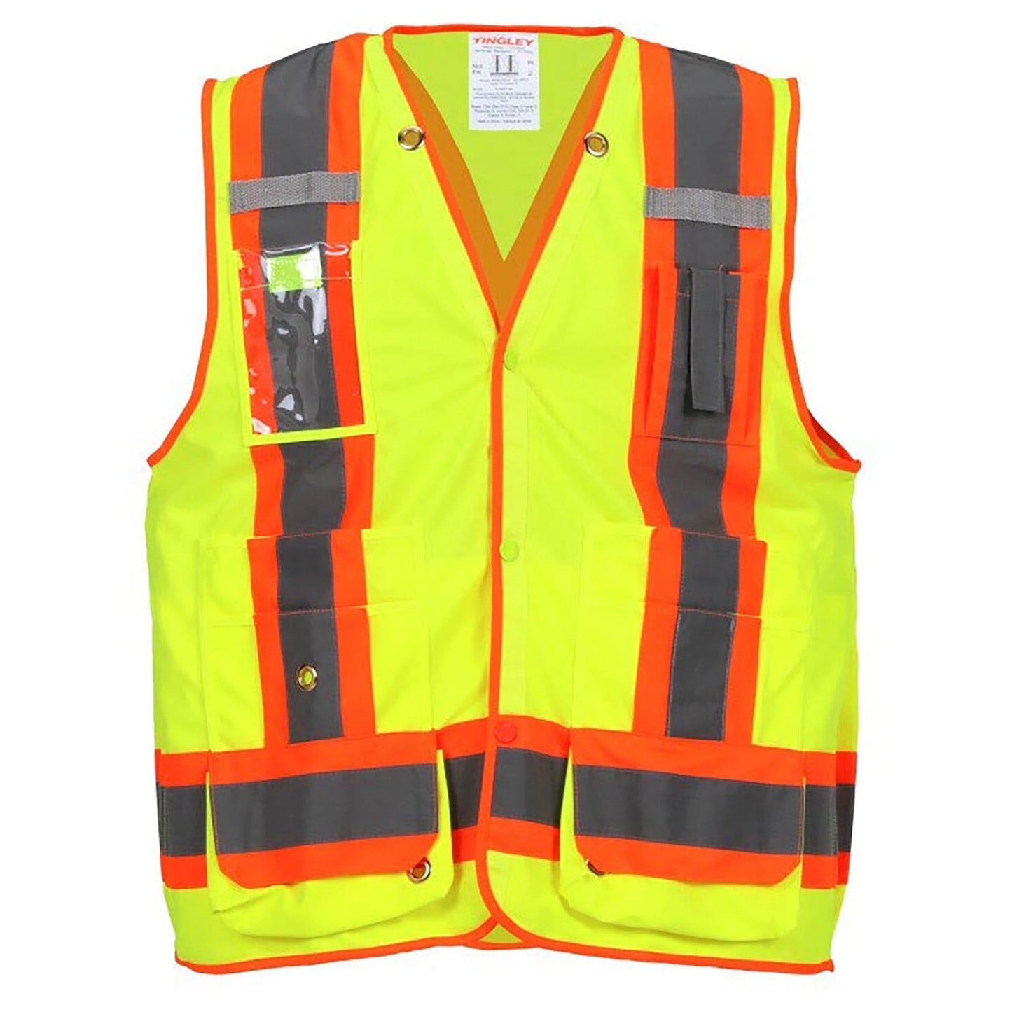 Yellow/Lime Safety Vest - Tingley - High Visibility Essential
