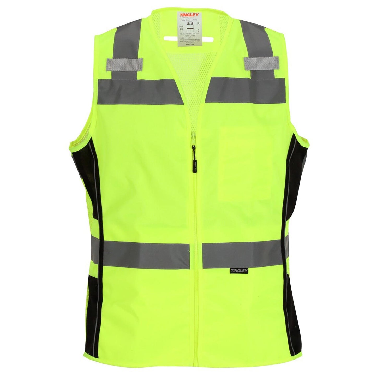 Yellow/Lime Safety Vest - Tingley - Reflective Visibility