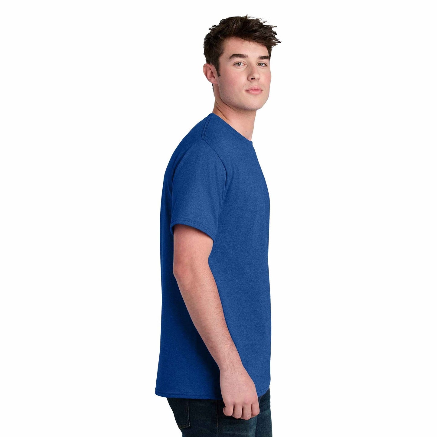 Aquatic Blue T-Shirts - Port & Company - Eco Friendly Cotton