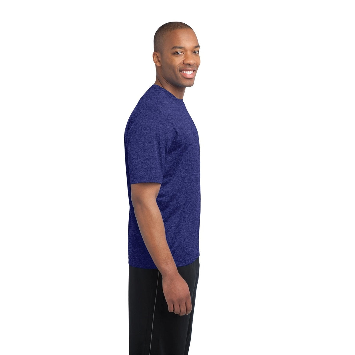 Blue Wake Heather T-Shirt - Sport-Tek - Moisture-Wicking - Comfortable Fit