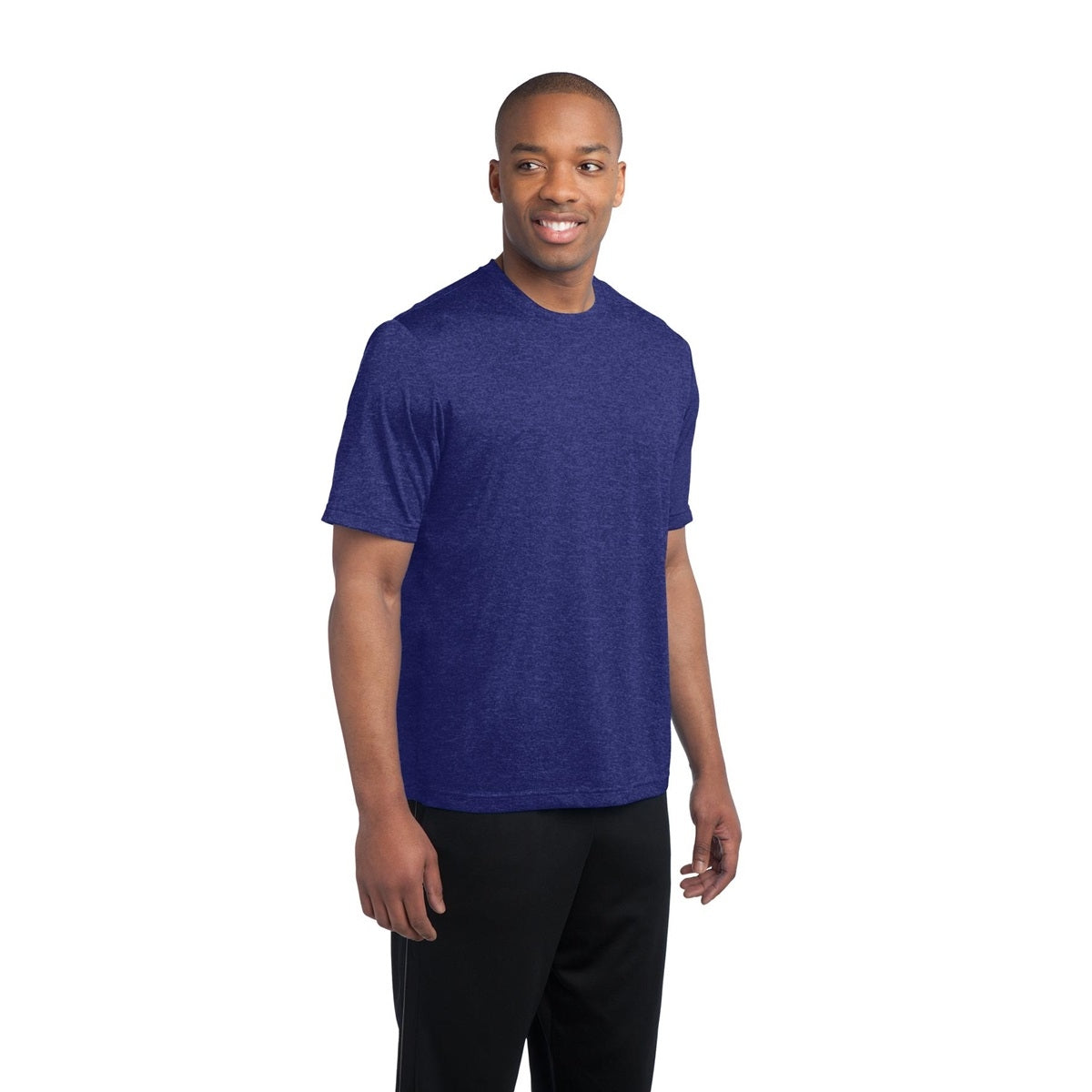 Blue Wake Heather T-Shirt - Sport-Tek - Moisture-Wicking - Comfortable Fit
