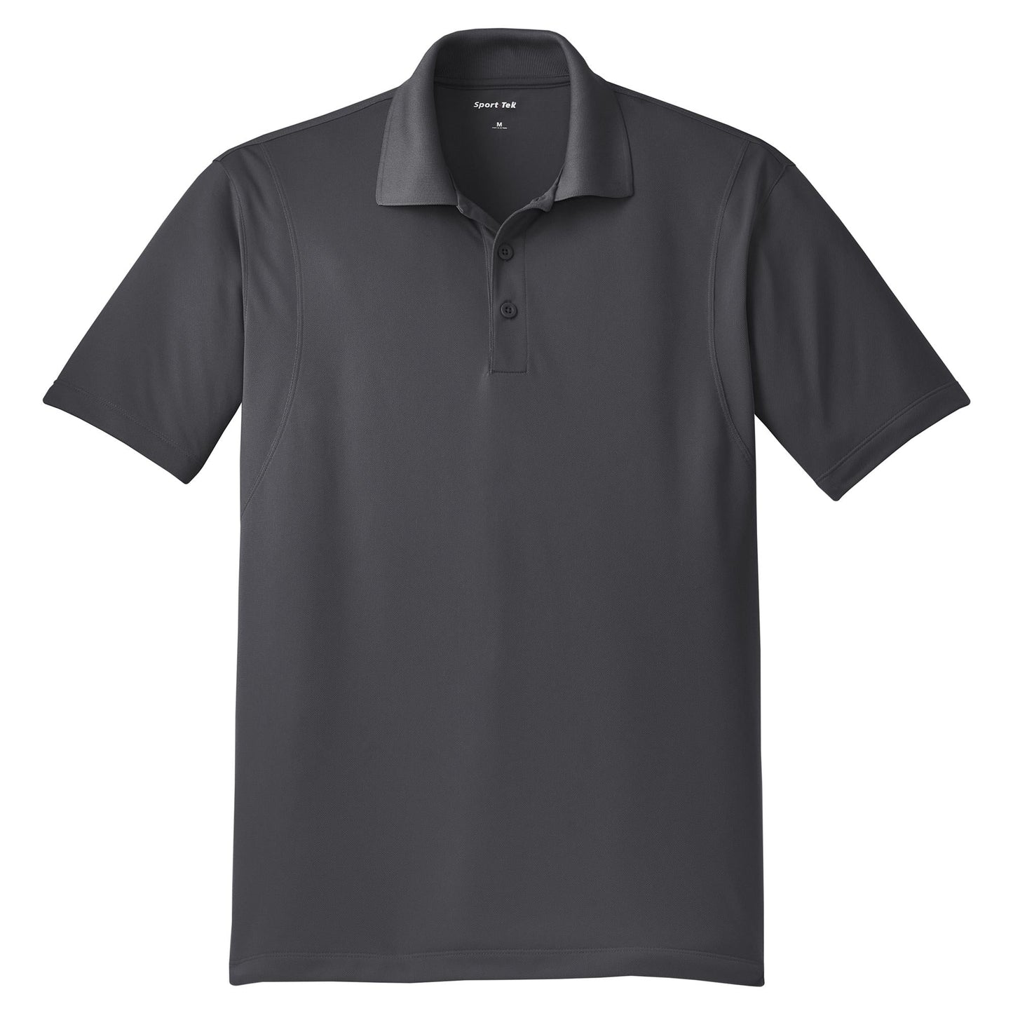 Grey Polo Shirt - Sport-Tek - Moisture-Wicking Fabric