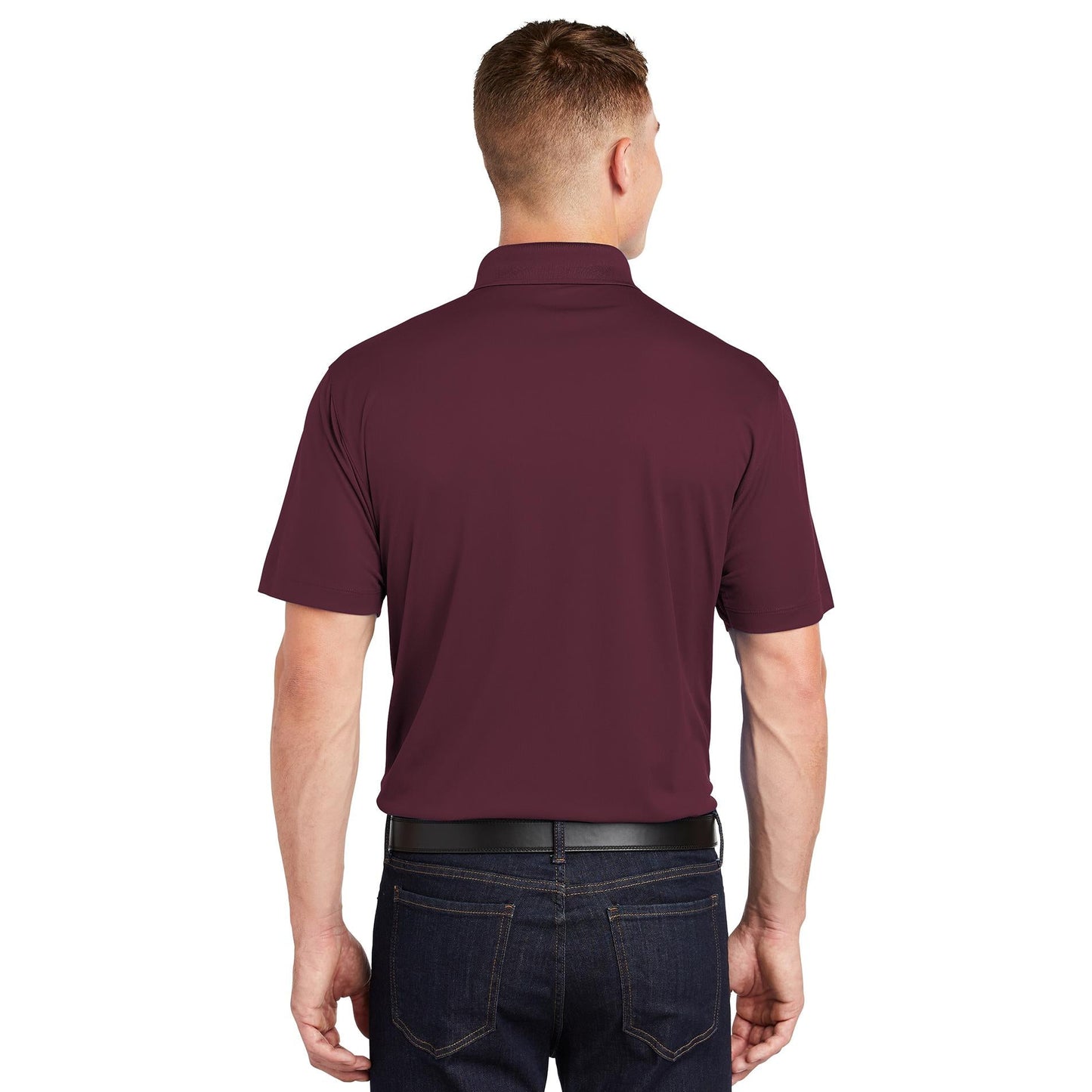 Grey Polo Shirt - Sport-Tek - Moisture-Wicking Fabric