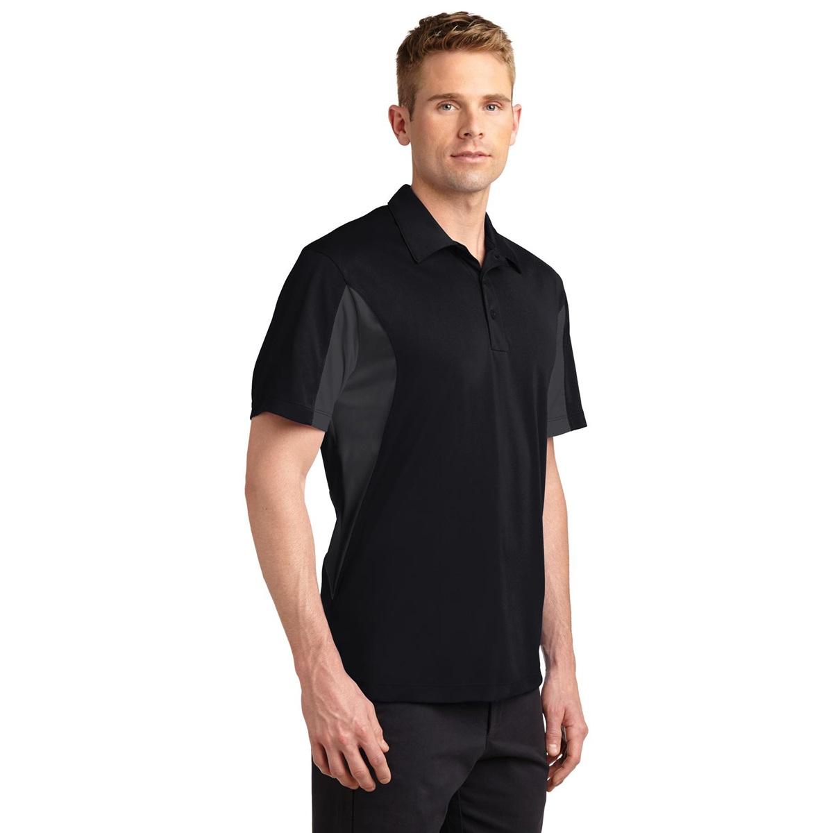 Black/True Red Polo - Sport-Tek - Durable Fabric - Quality Style