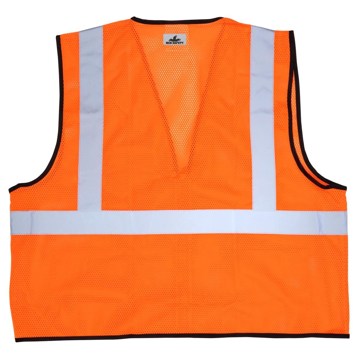 Yellow/Lime Safety Vest - MCR Safety - Breathable Mesh