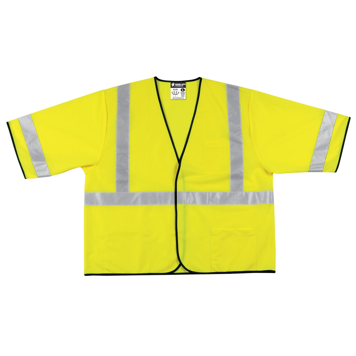 Yellow/Lime Safety Vests - MCR Safety - Fluorescent Vest