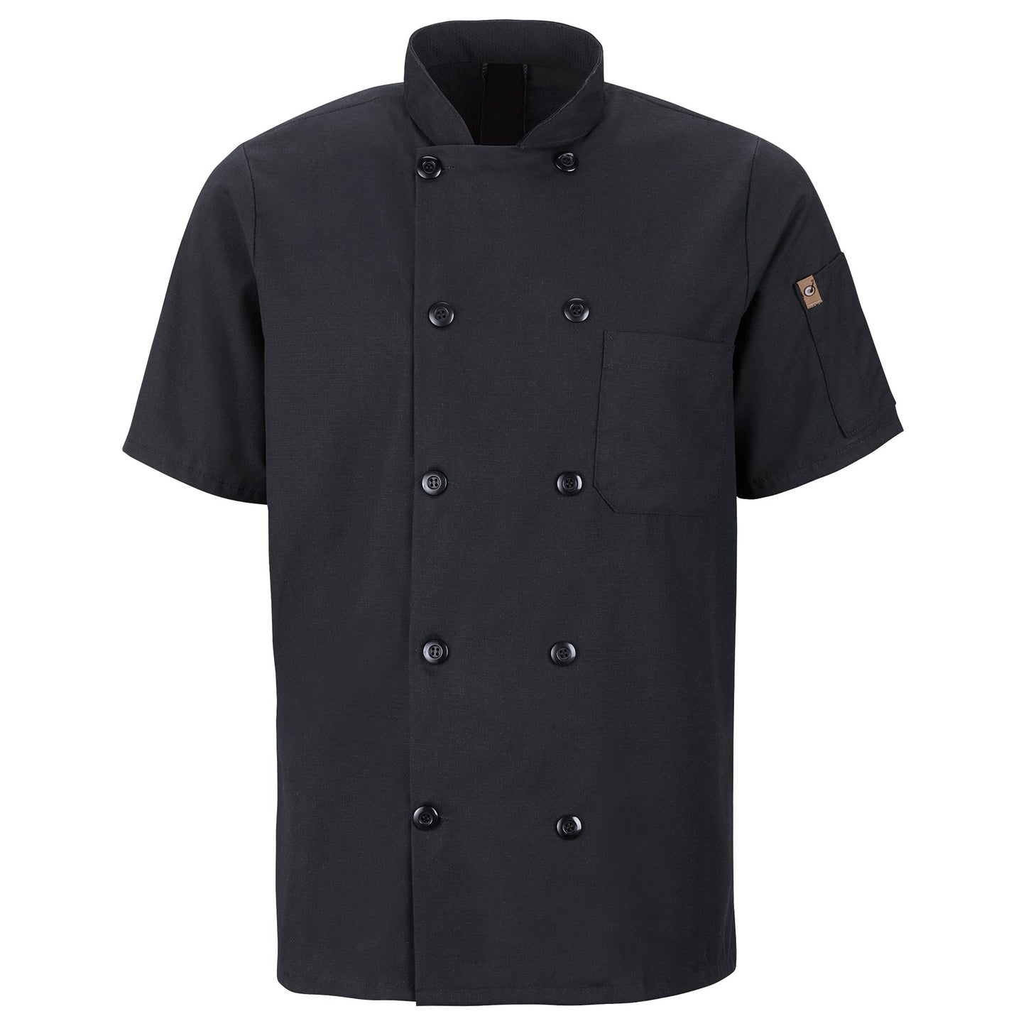 Black Chef Coat - Chef Designs - Stretch Fabric