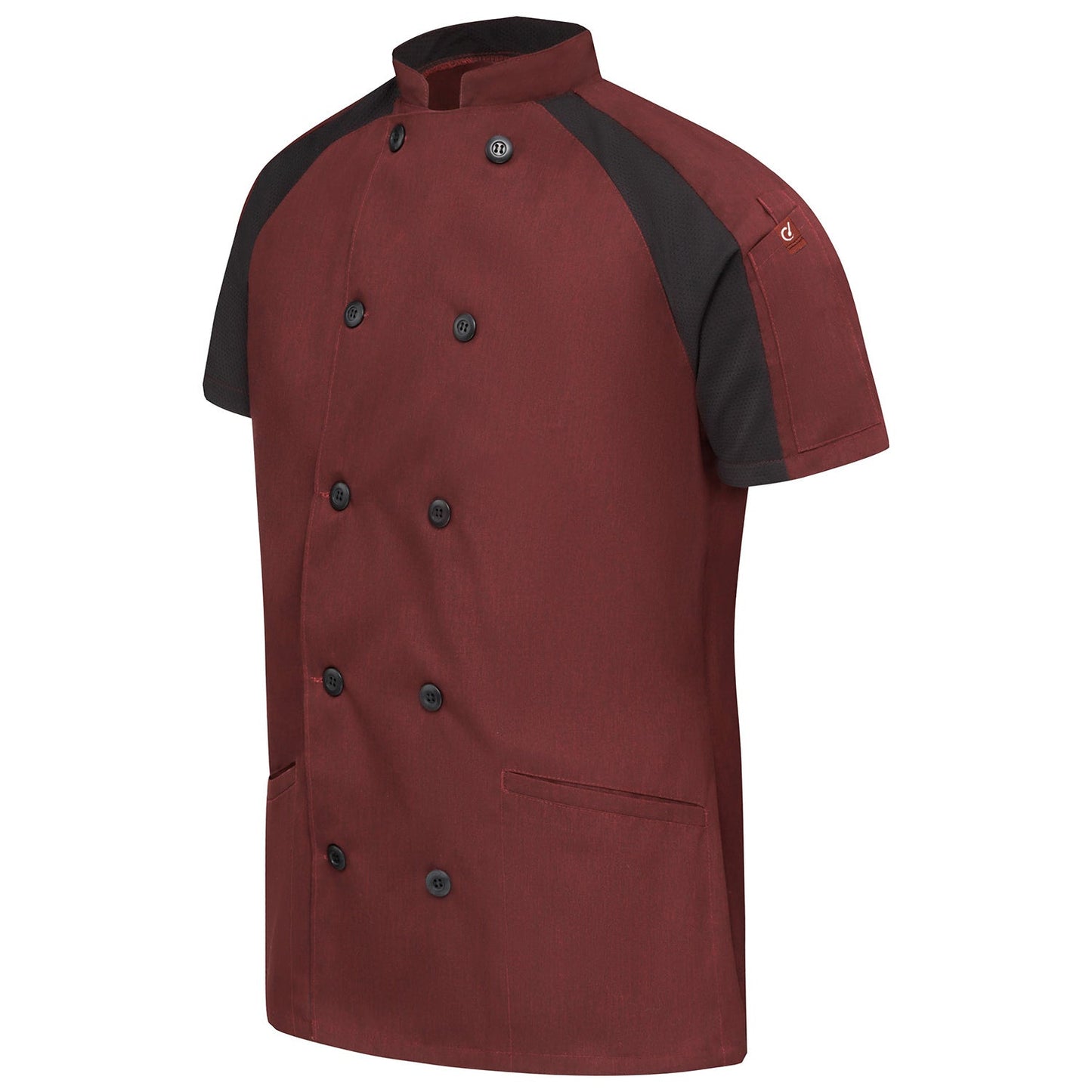 Black Airflow Chef Coat - Chef Designs - OilBlok Technology