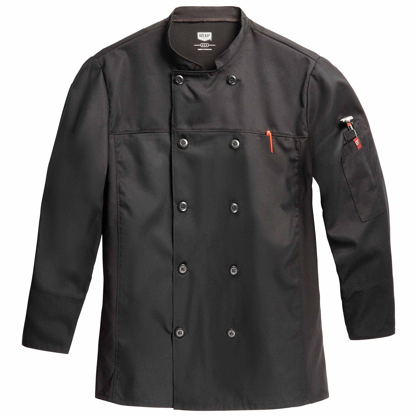 Black Chef Coat - Chef Designs - Lightweight Fabric