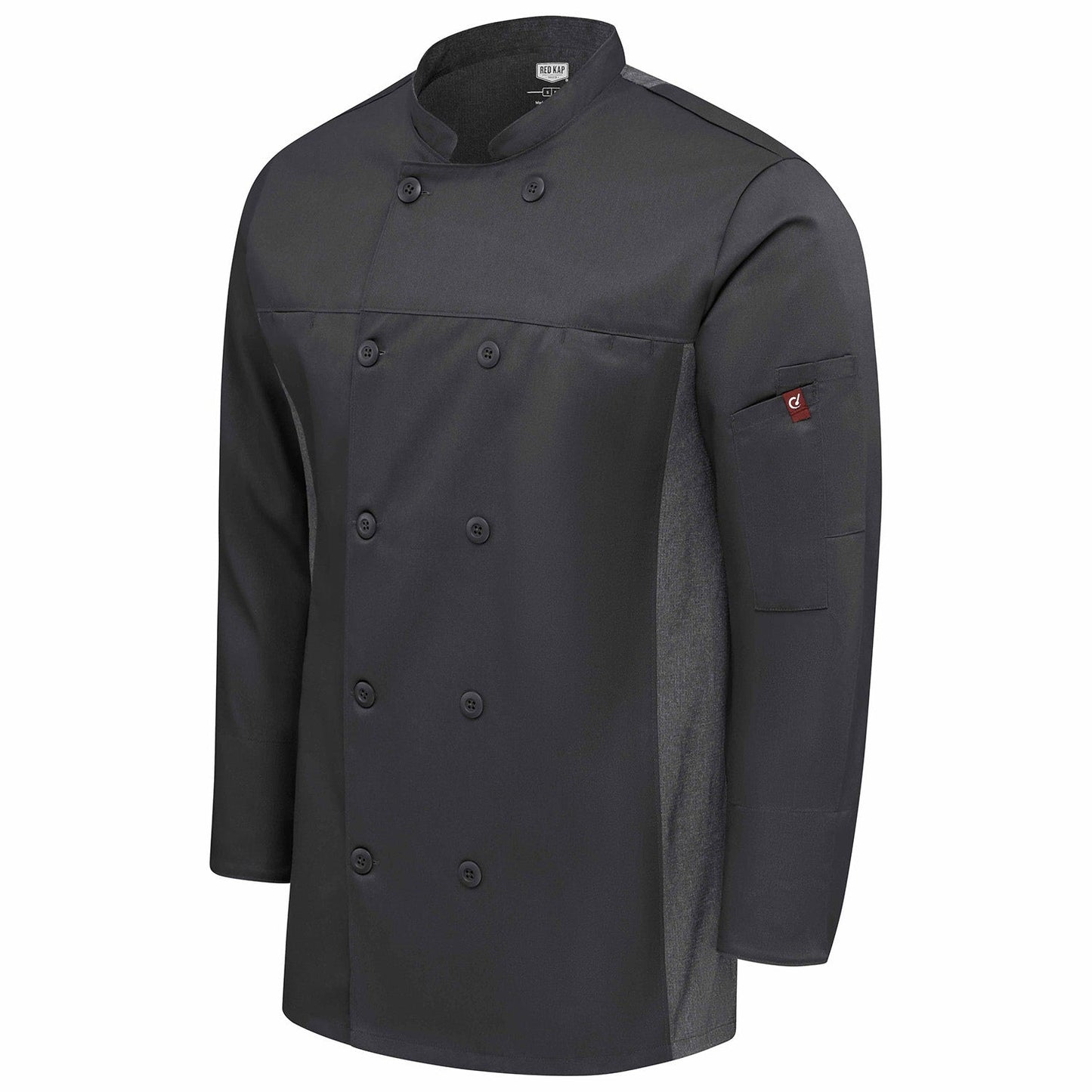 Black Chef Coat - Chef Designs - Lightweight Fabric