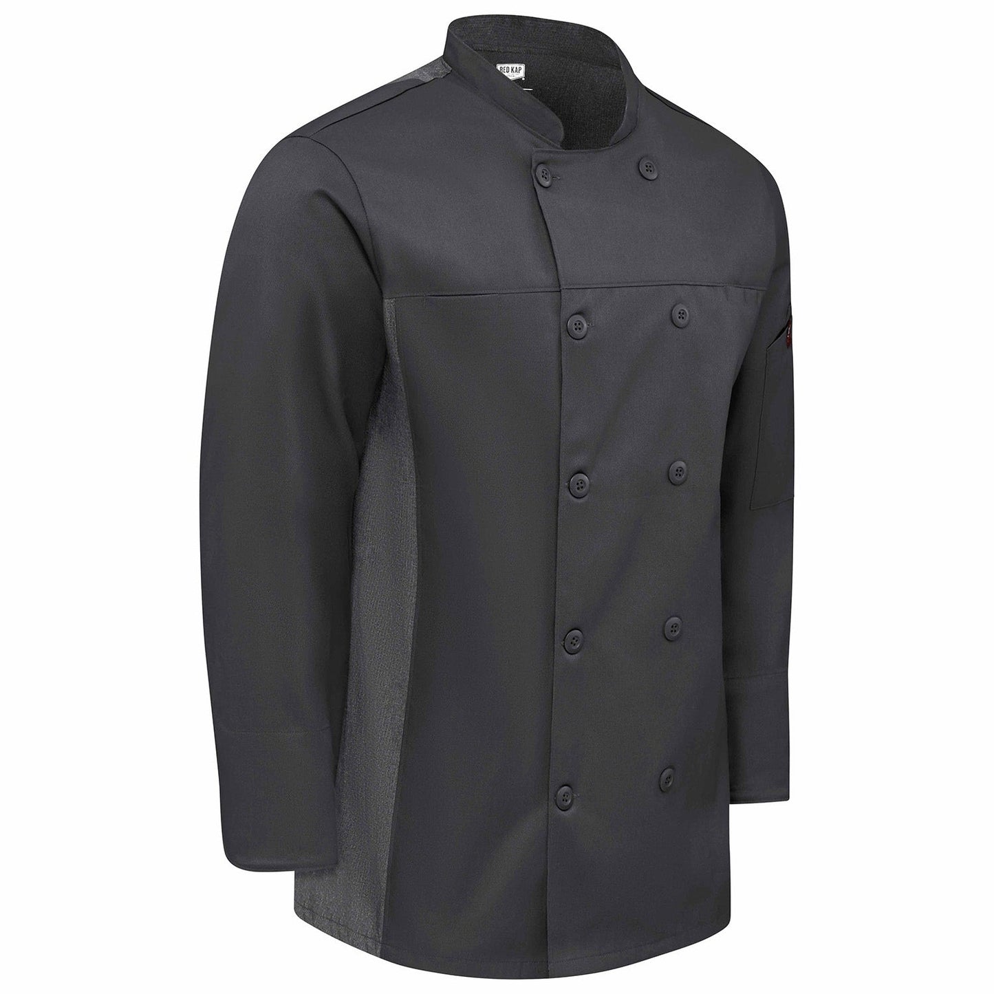 Black Chef Coat - Chef Designs - Lightweight Fabric
