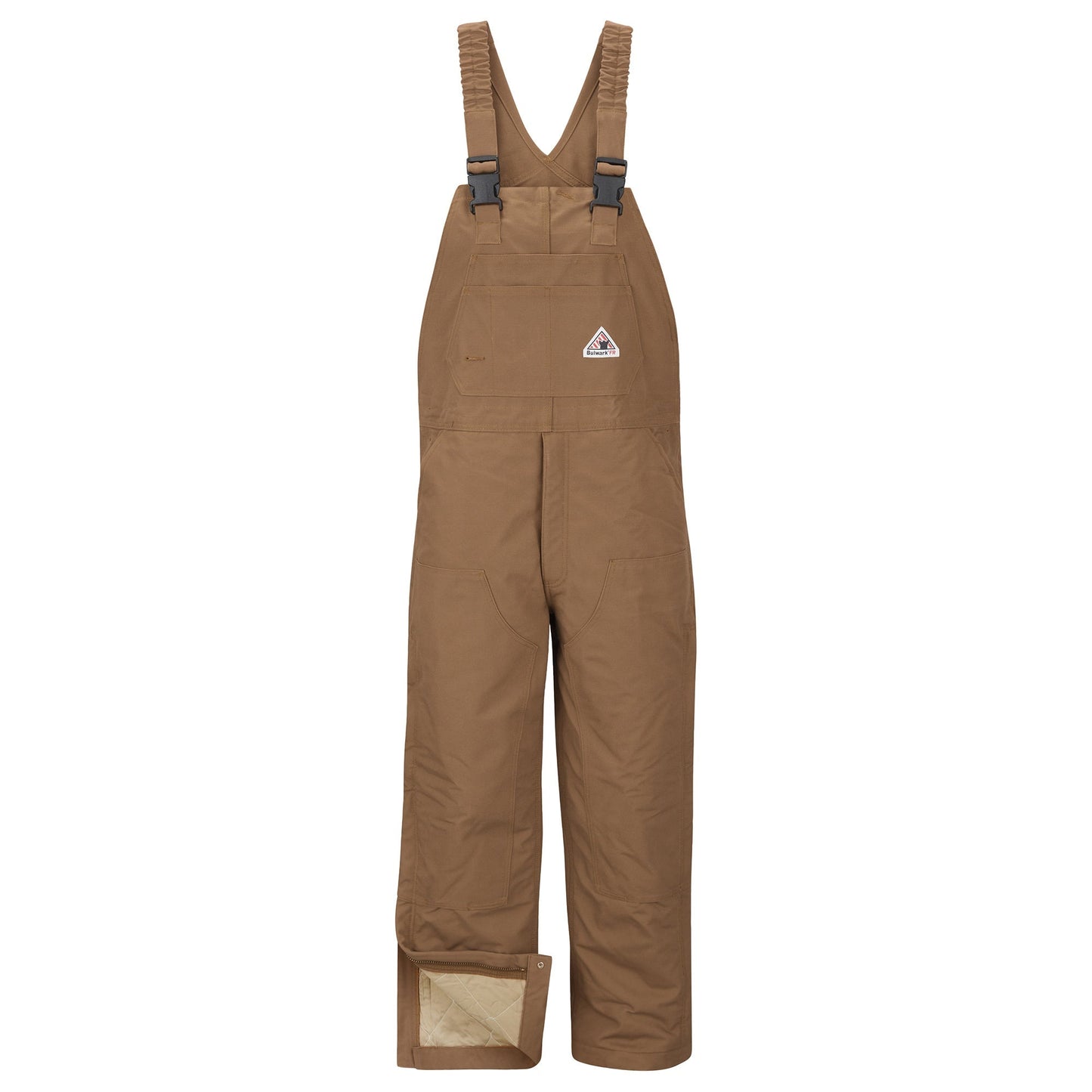 Brown Insulated Overalls - Bulwark FR - Durable Comfort