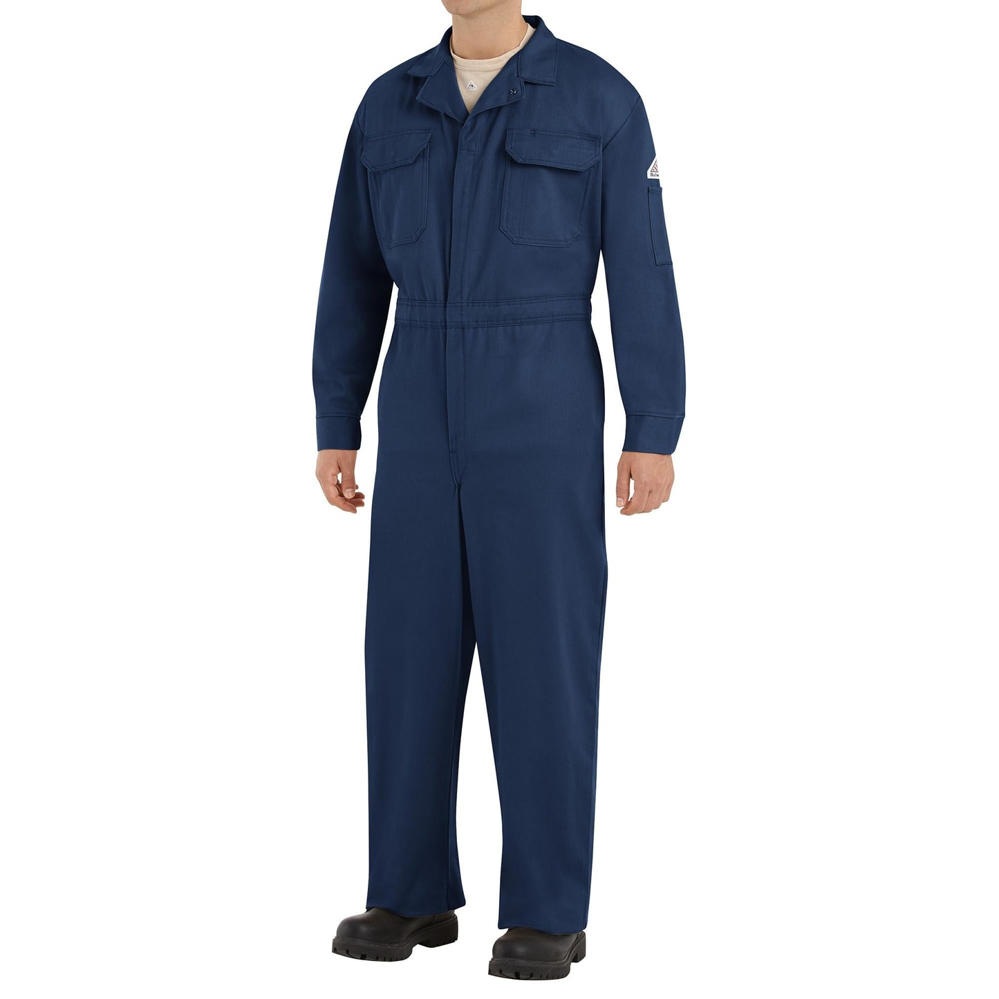 Khaki Coveralls - Bulwark FR - Deluxe Cotton Fit