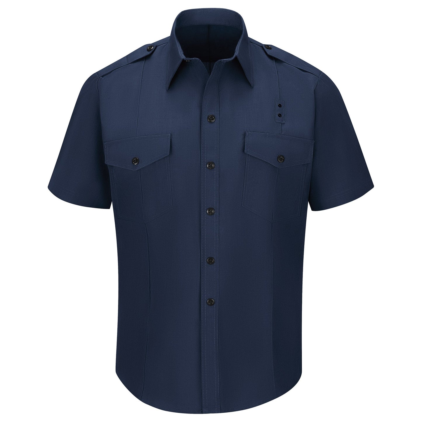 Black Button Up Shirt - Workrite - Durable Fabric
