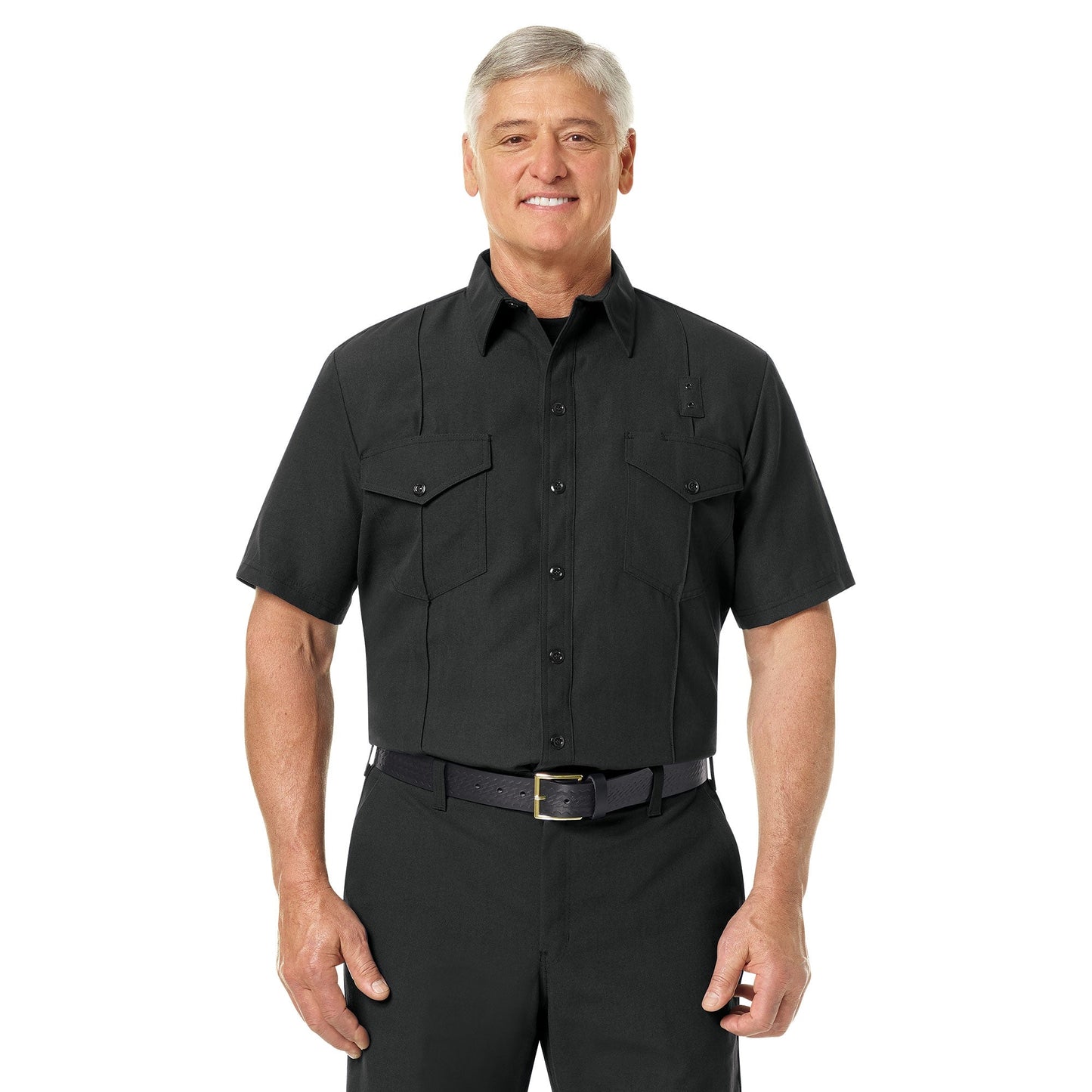 Black Button Up Shirt - Workrite - Flame Resistant