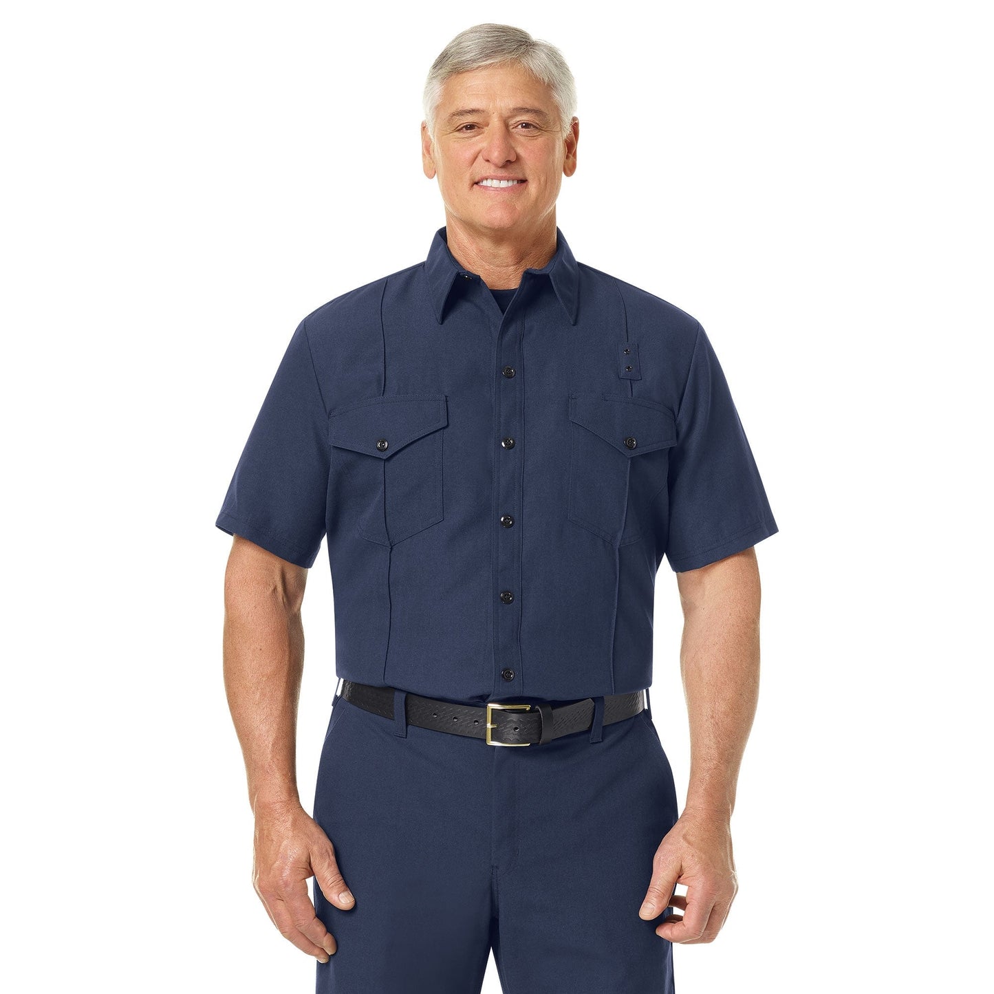 Black Button Up Shirt - Workrite - Flame Resistant