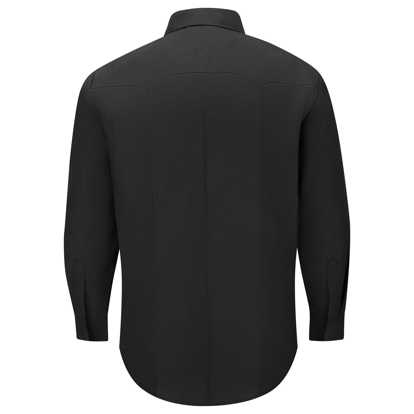 Black Button Up Shirts - Workrite - Long Sleeve Firefighter
