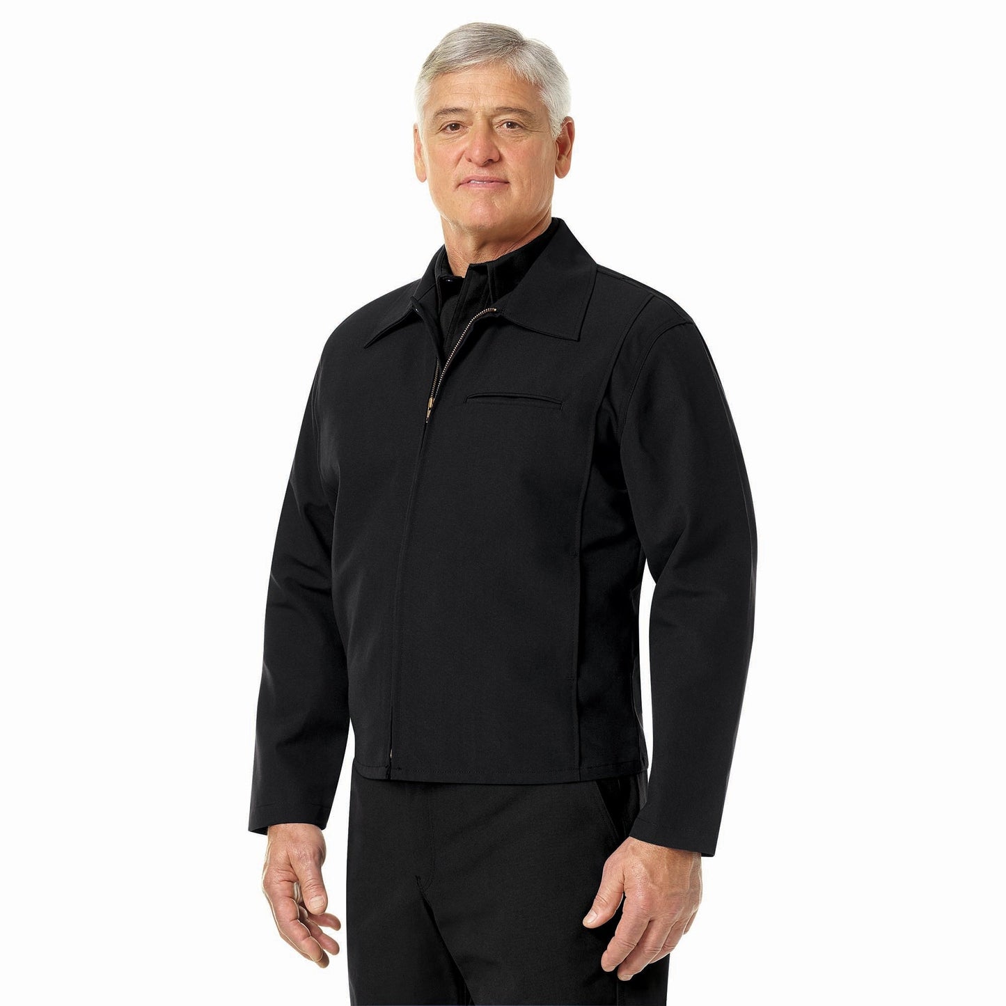 Black Firefighter Jacket - Workrite Fire Service - Durable Design