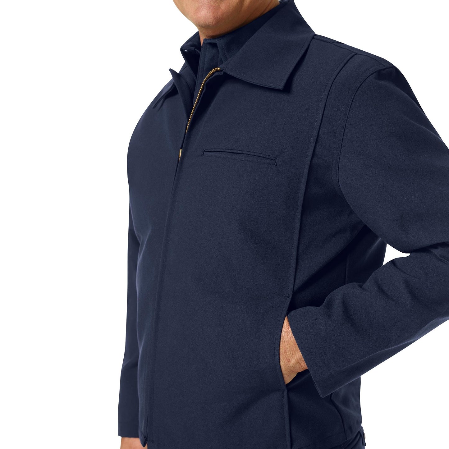 Black Firefighter Jacket - Workrite Fire Service - Durable Design