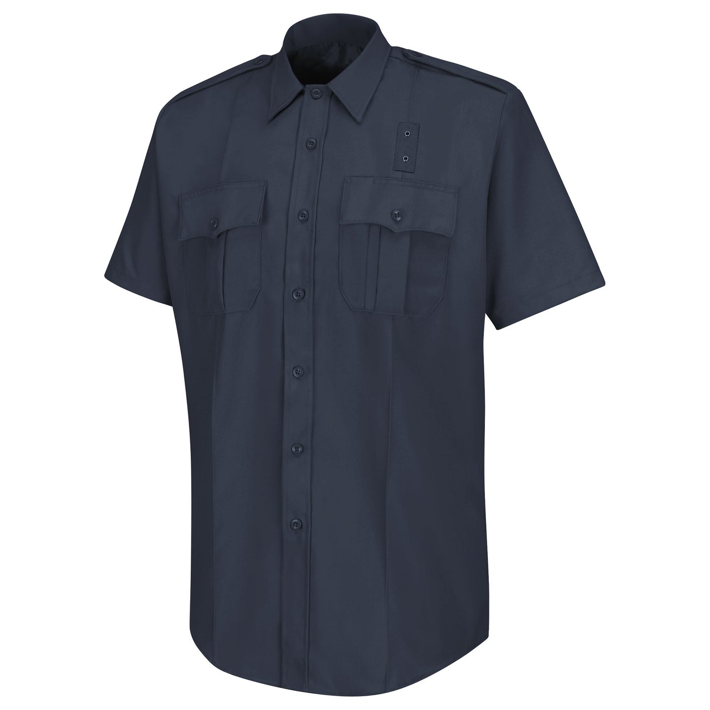 Dark Navy Button Up Shirts - Horace Small - Comfortable Fit