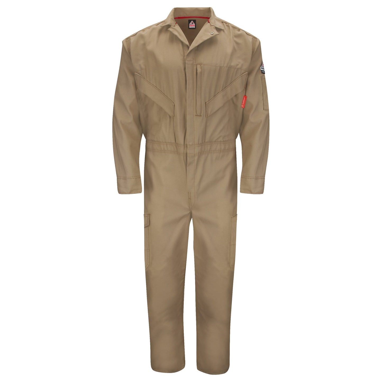 Khaki Coveralls - Bulwark FR - Durable Flame Resistant