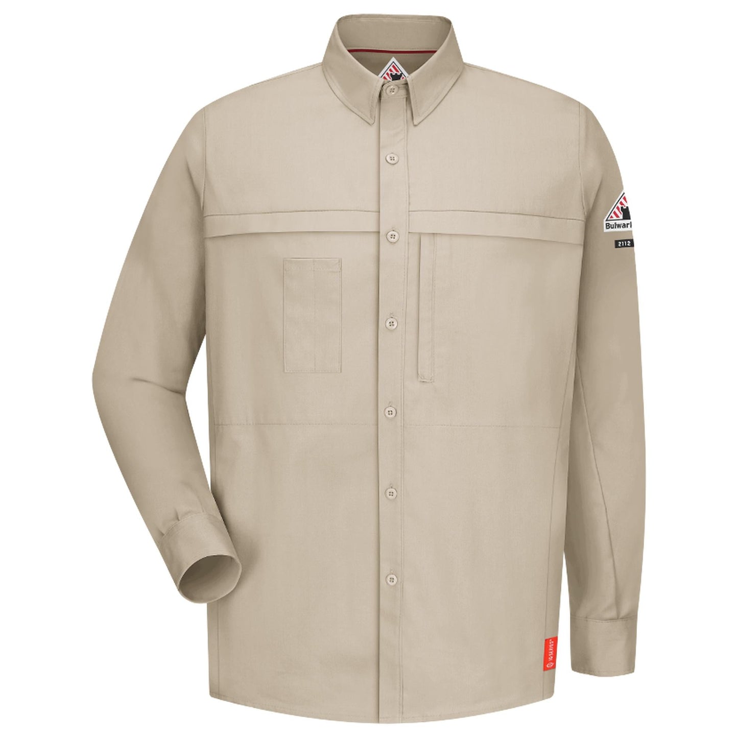 Light Tan Button Up Shirt - Bulwark FR - Concealed Pocket