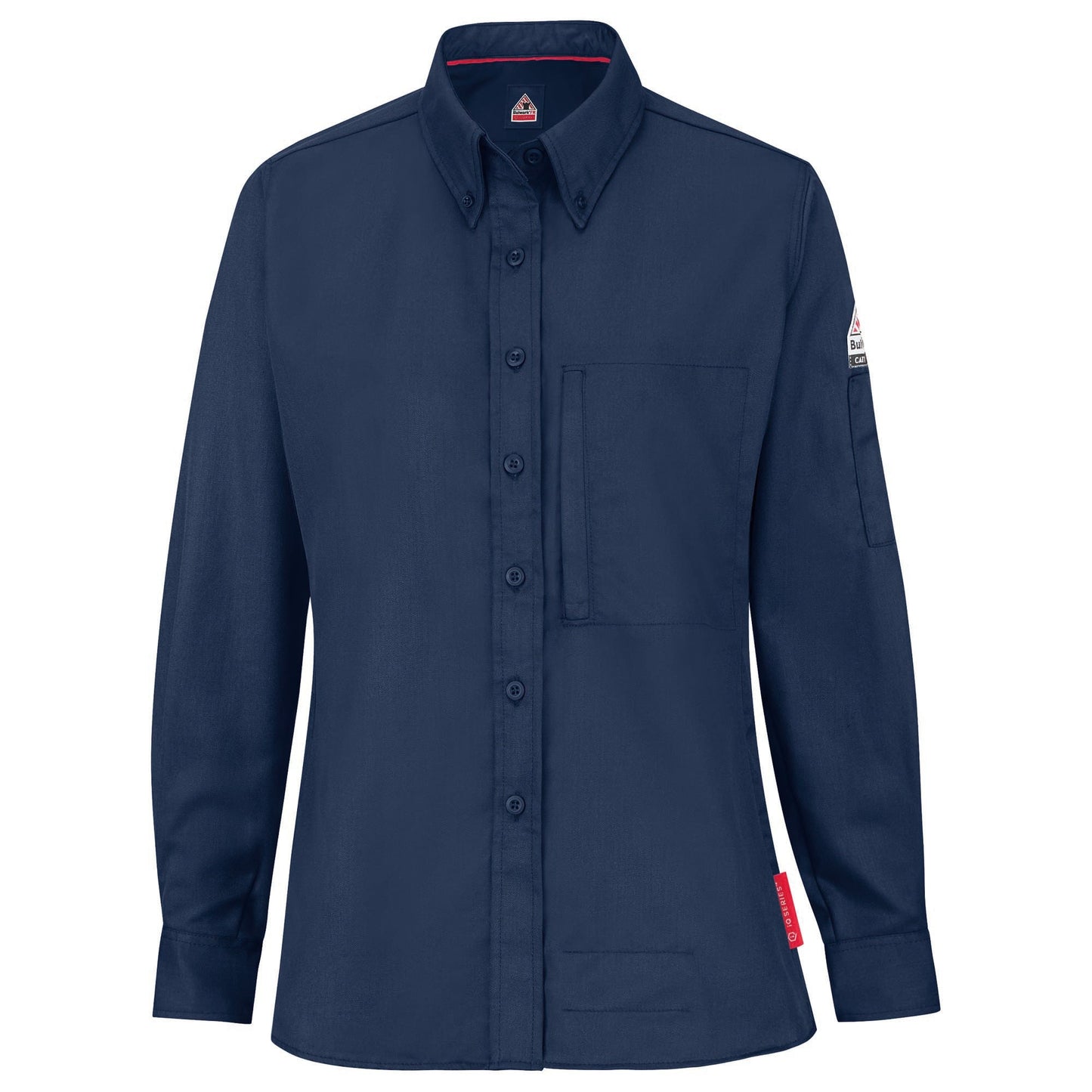 Navy Button Up Shirt - Bulwark FR - Women's Midweight