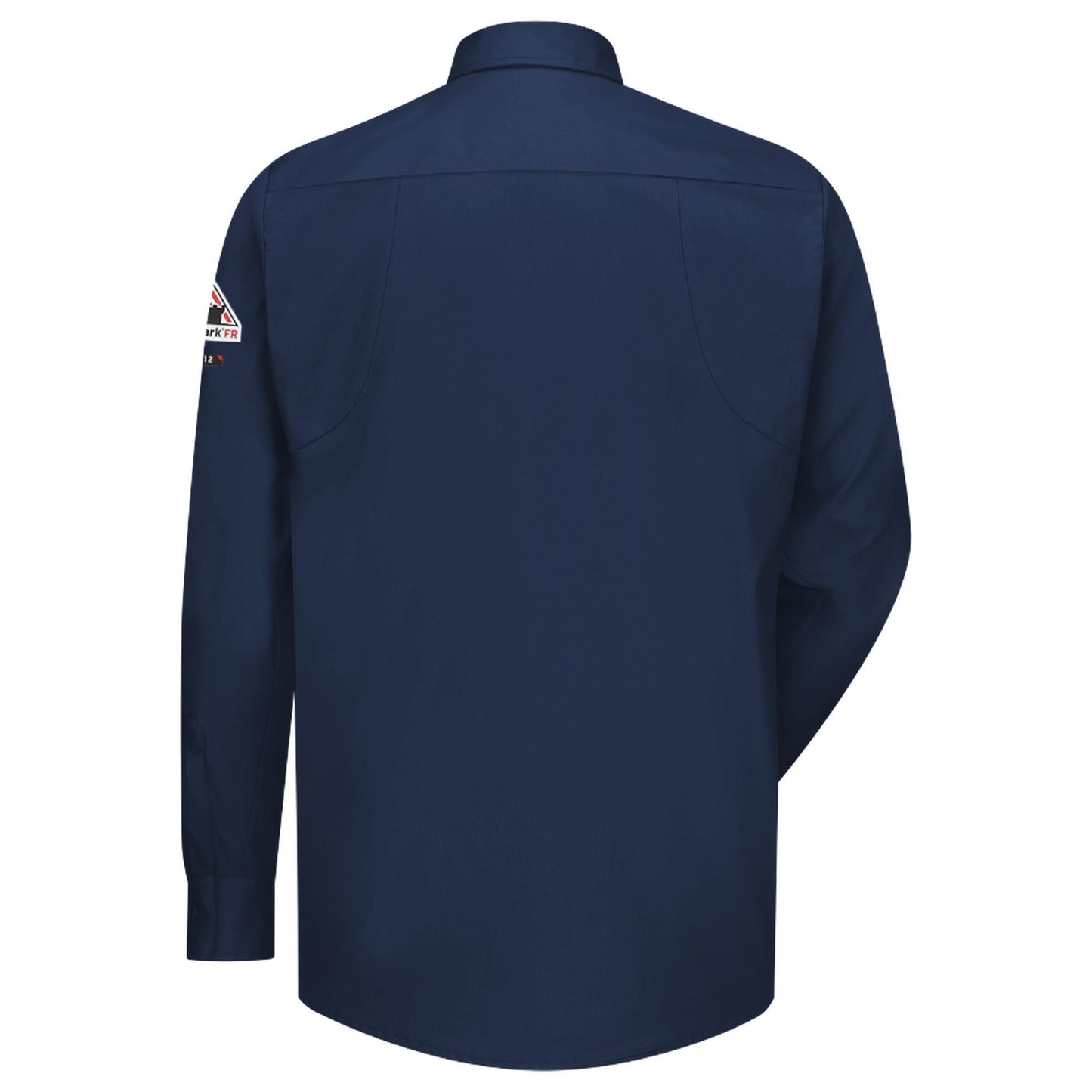 Dark Blue Button Up Shirt - Bulwark FR - Comfortable Fit
