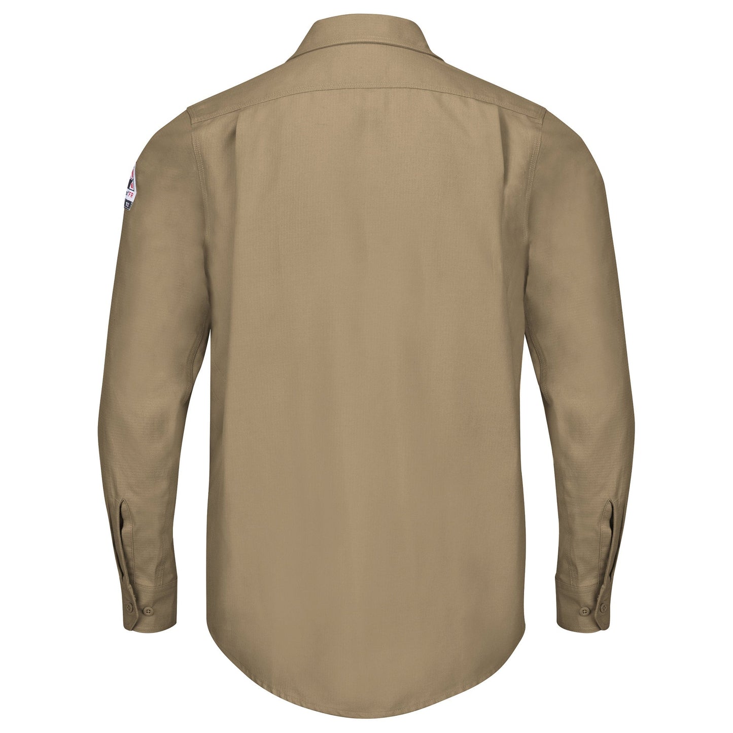 Grey Button Up Shirts - Bulwark FR - Durable Fabric