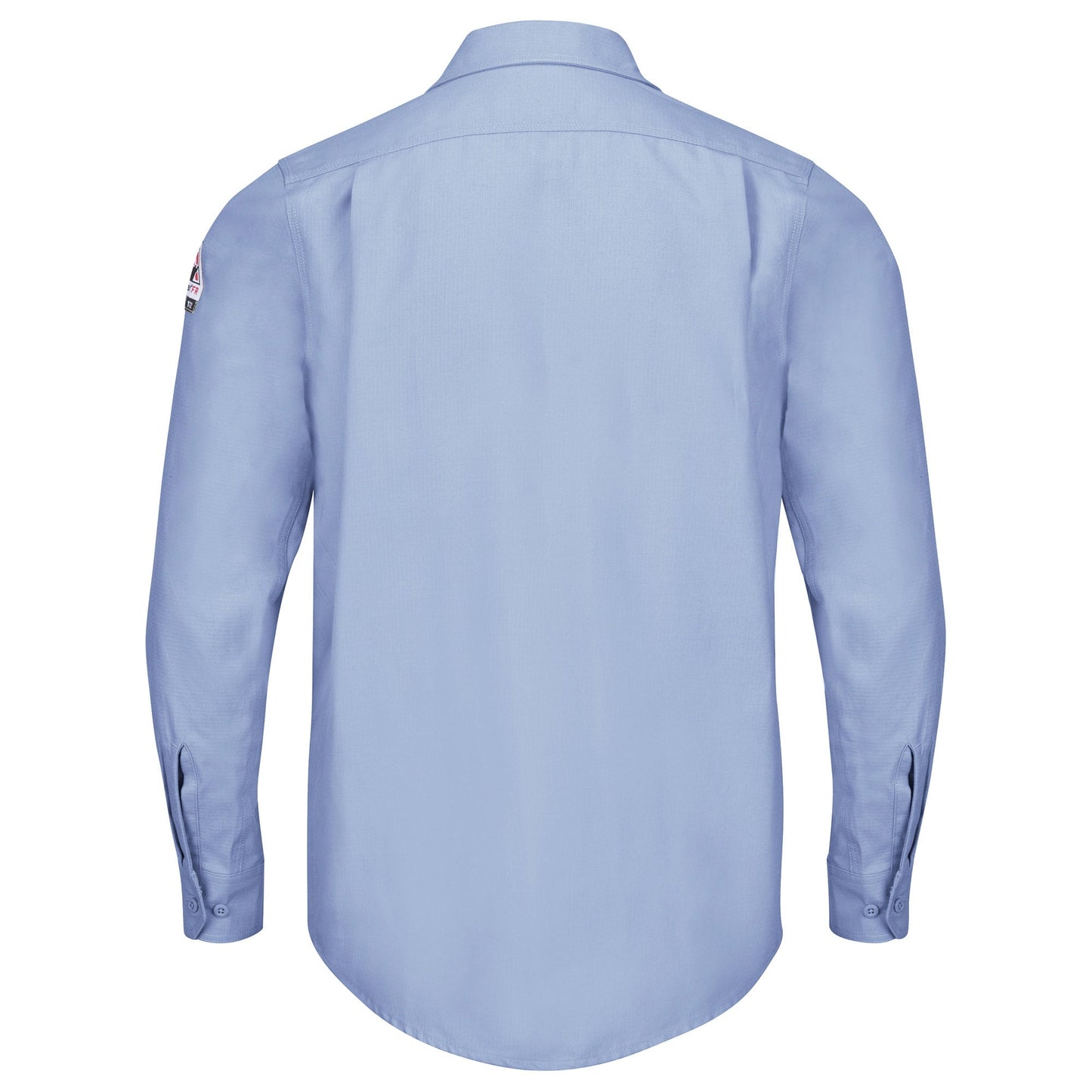 Grey Button Up Shirts - Bulwark FR - Durable Fabric