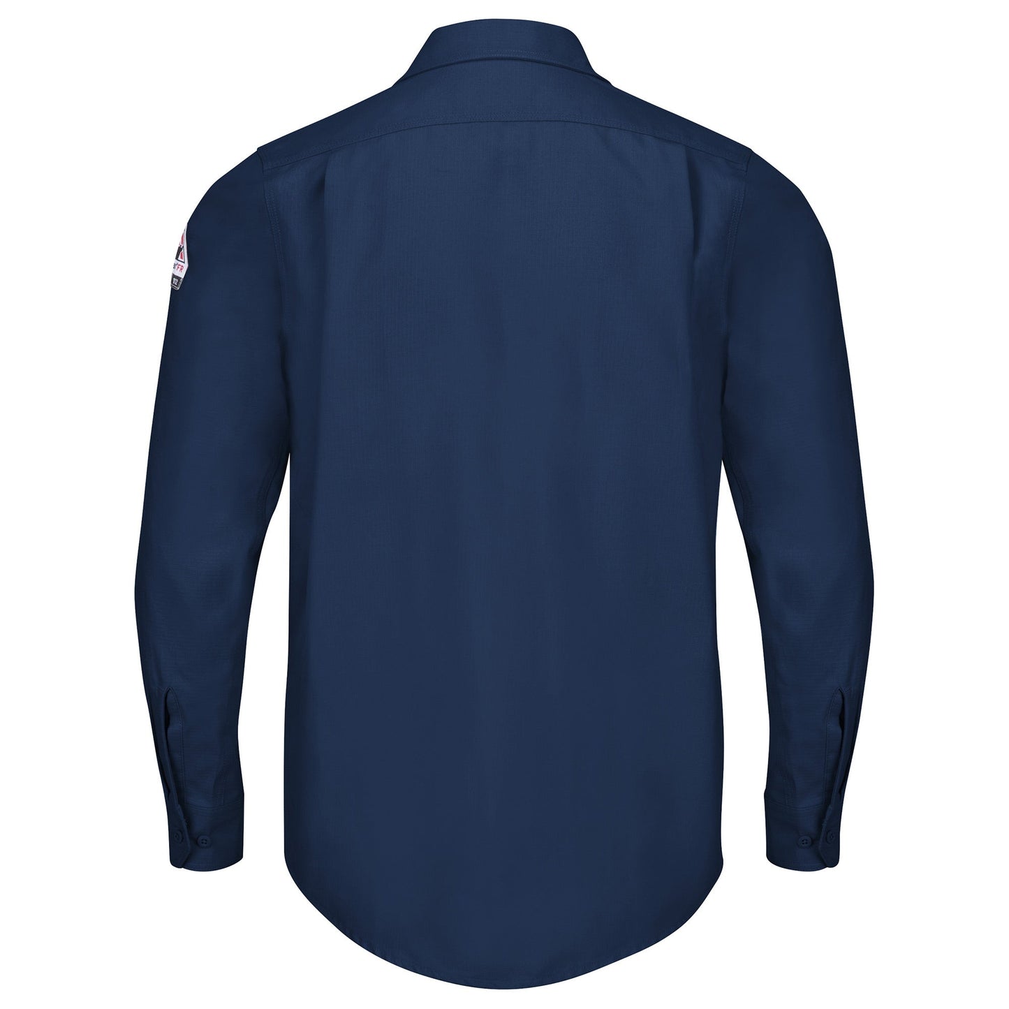 Grey Button Up Shirts - Bulwark FR - Durable Fabric