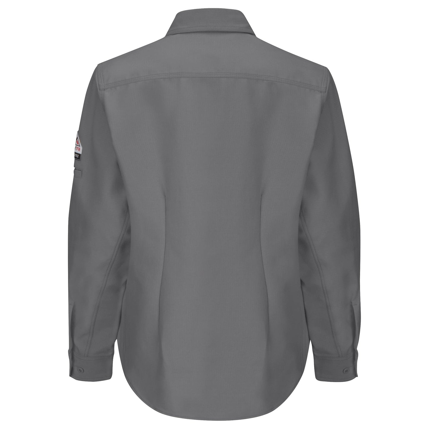 Grey Functional Button Up Shirt - Bulwark FR - Women's Fit