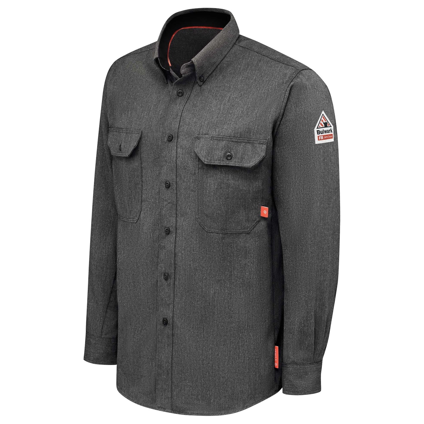 Dark Grey Button Up Shirt - Bulwark FR - Lightweight Comfort