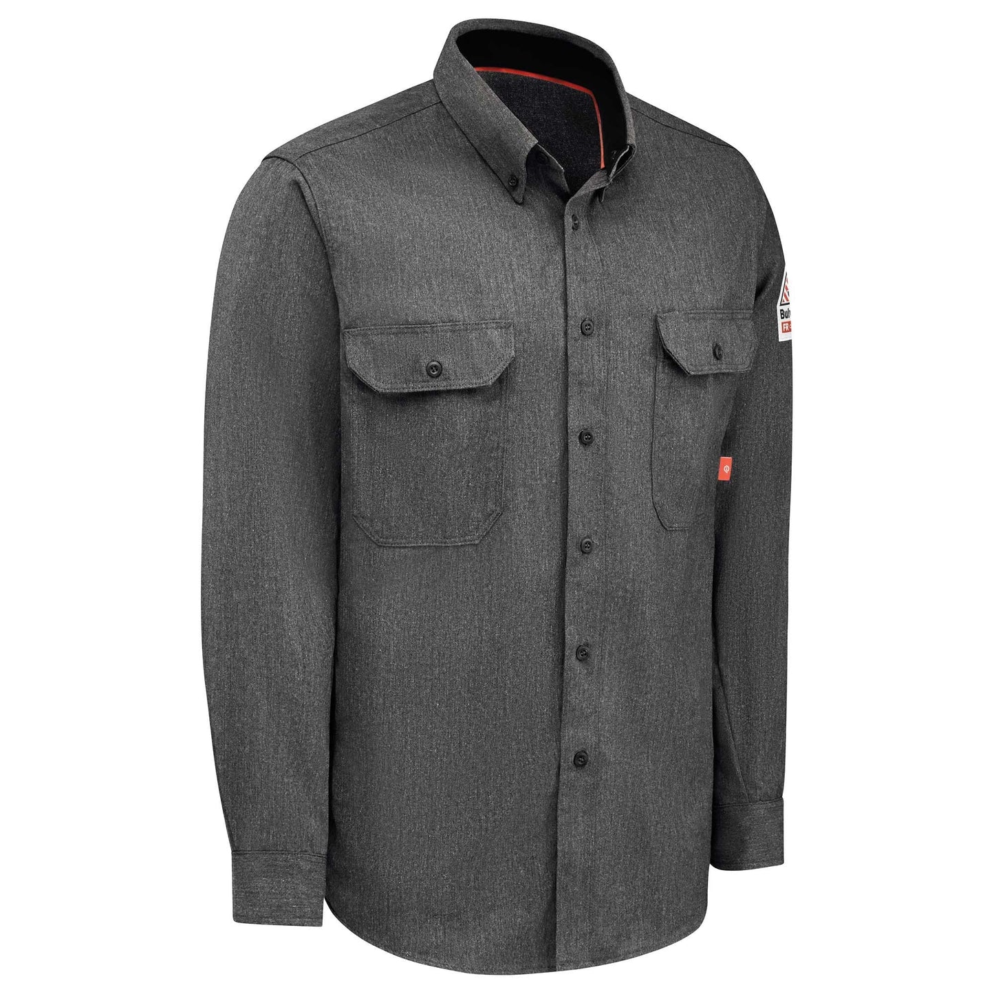 Dark Grey Button Up Shirt - Bulwark FR - Lightweight Comfort