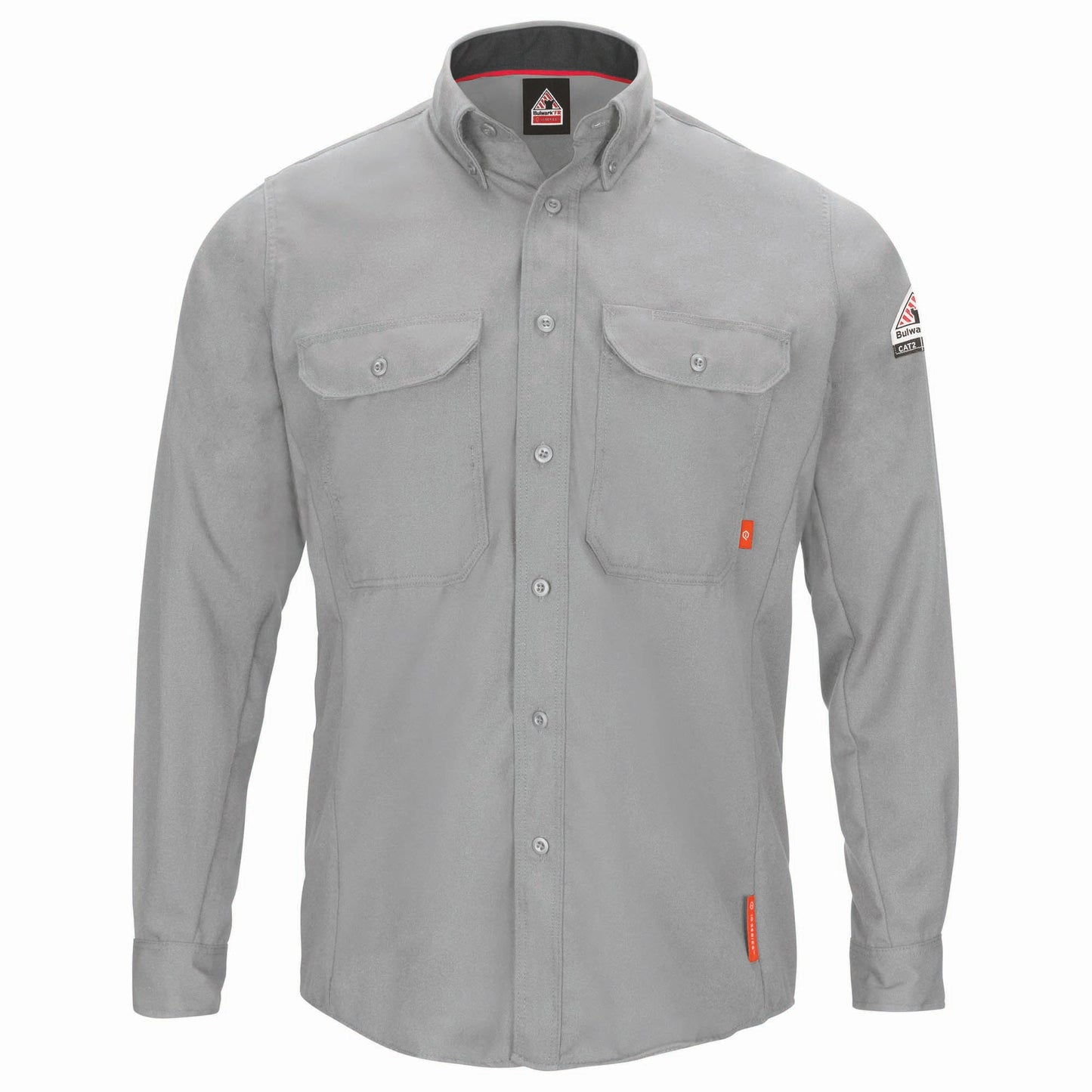 Khaki Button Up Shirt - Bulwark FR - Lightweight Design
