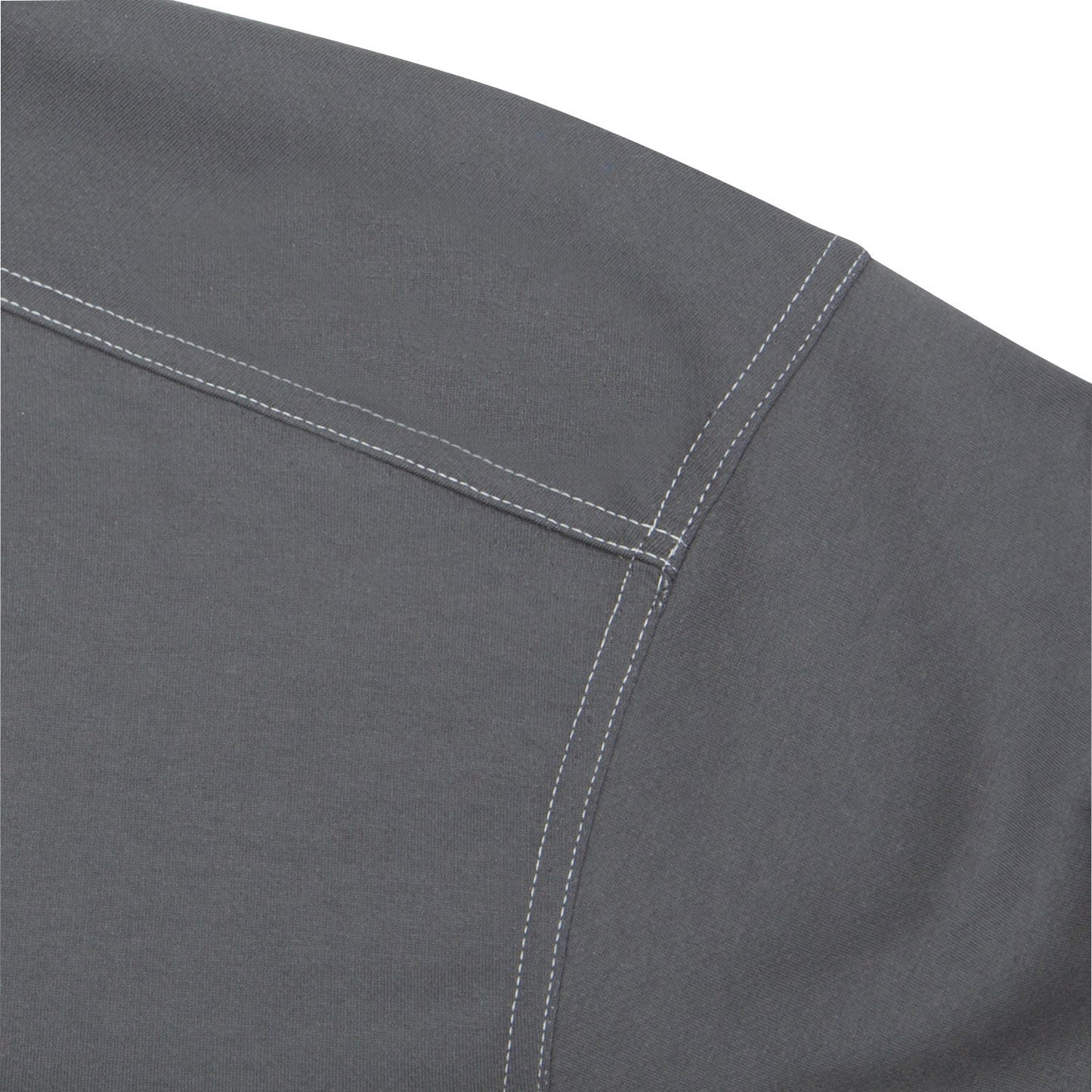 Charcoal Henley Shirt - Bulwark FR - Flame Resistant