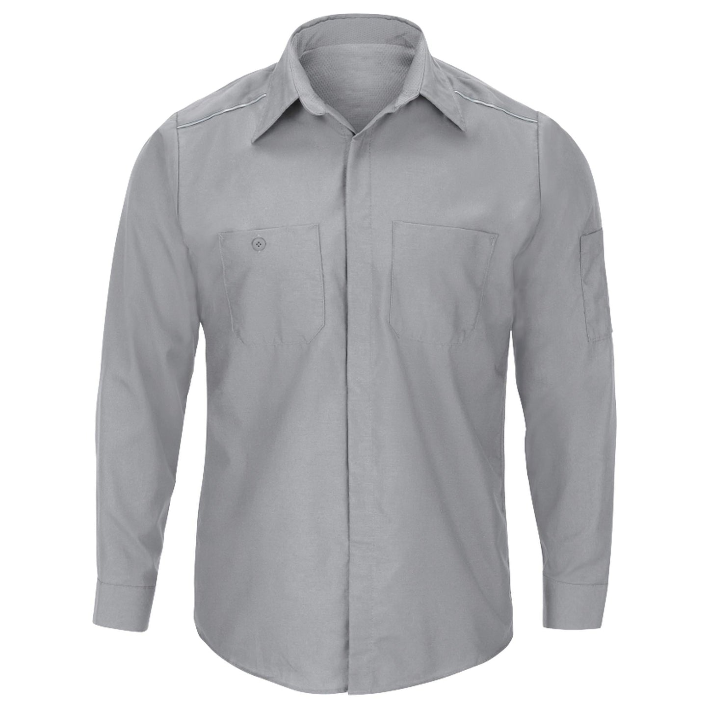 Charcoal Button Up Shirt - Red Kap - Breathable Fabric