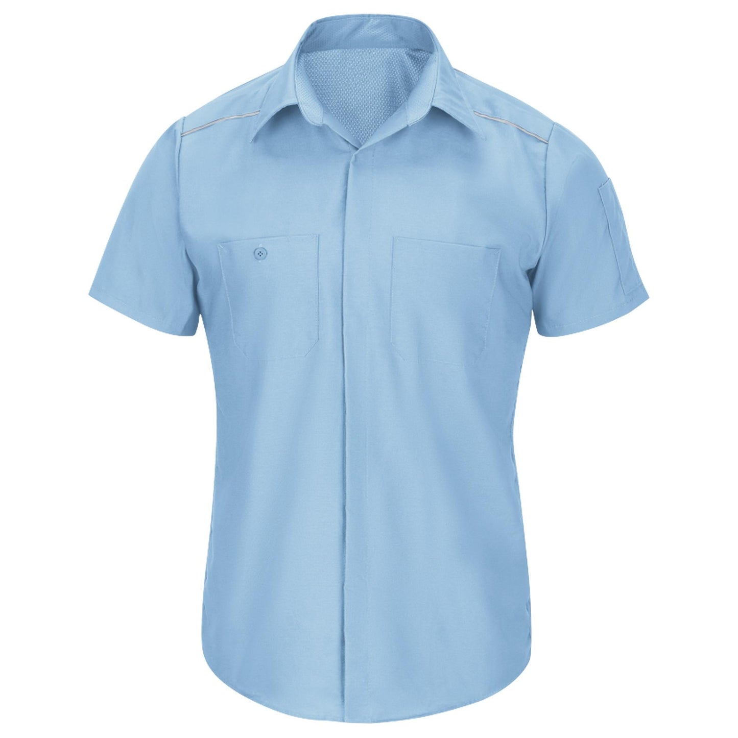 Charcoal Button Up Shirt - Red Kap - Short Sleeve