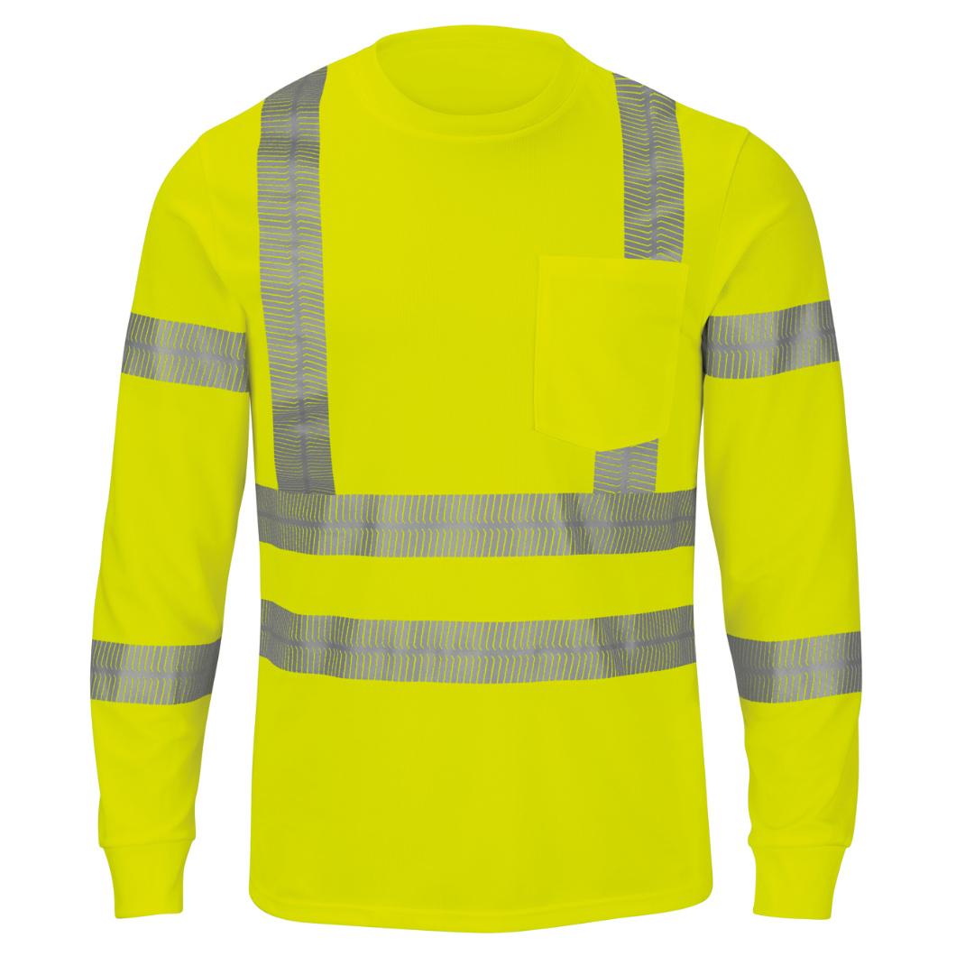 Yellow/Lime Safety Shirt - Red Kap - Hi-Visibility Performance